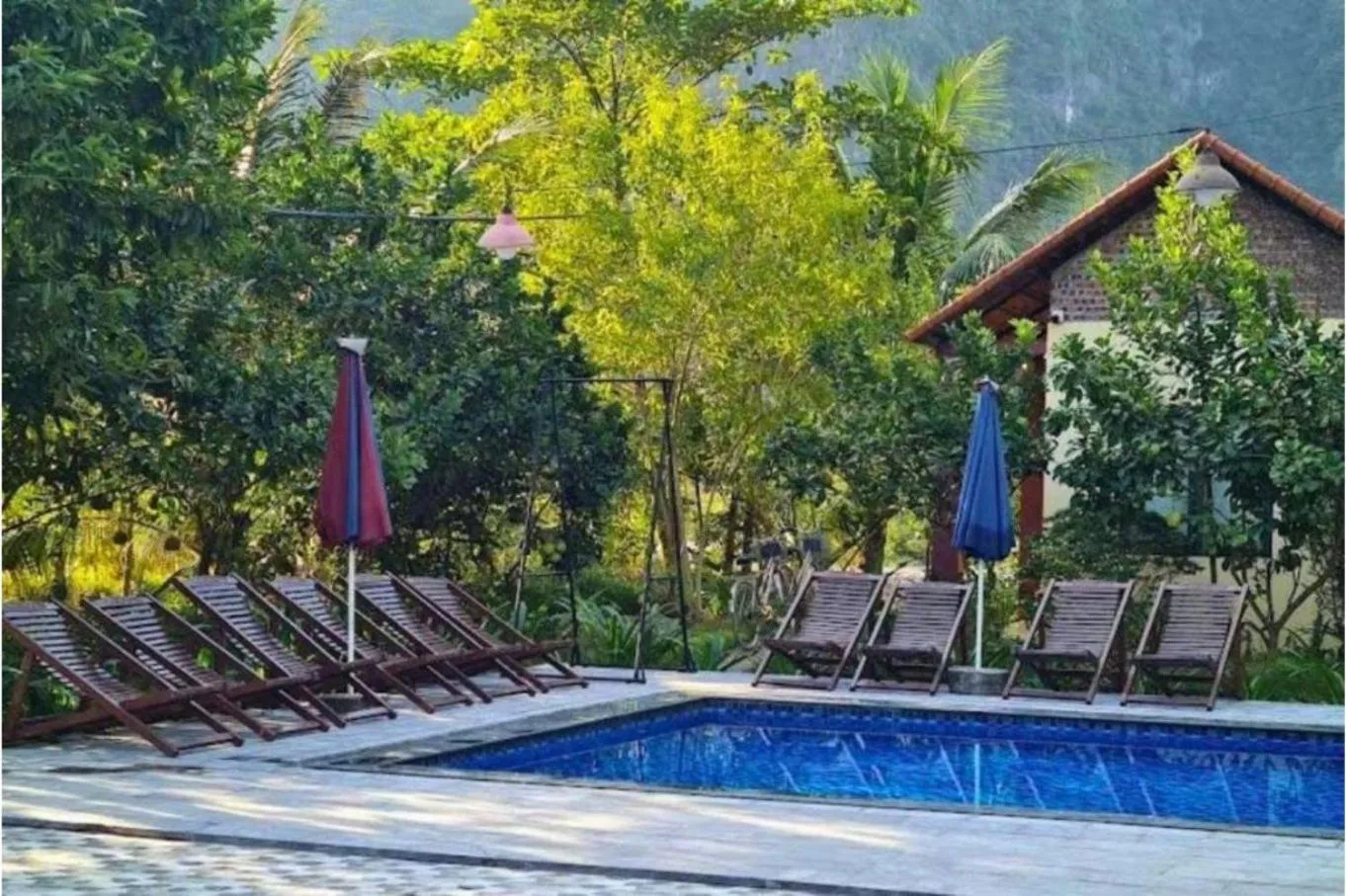 Swimming pool in Trang An Retreat