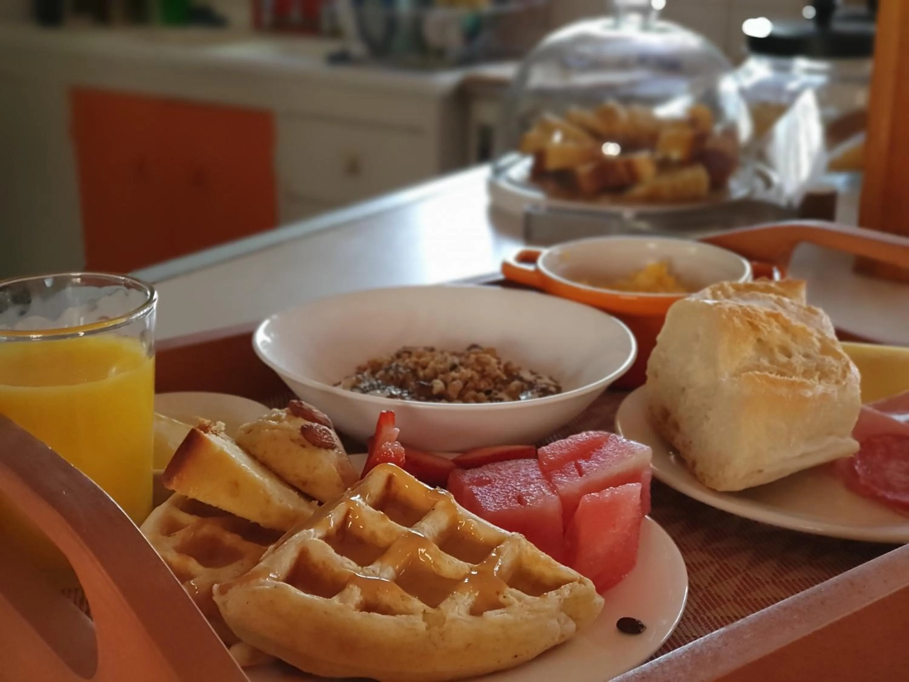 Buffet breakfast in Hotel Jardin Atacama