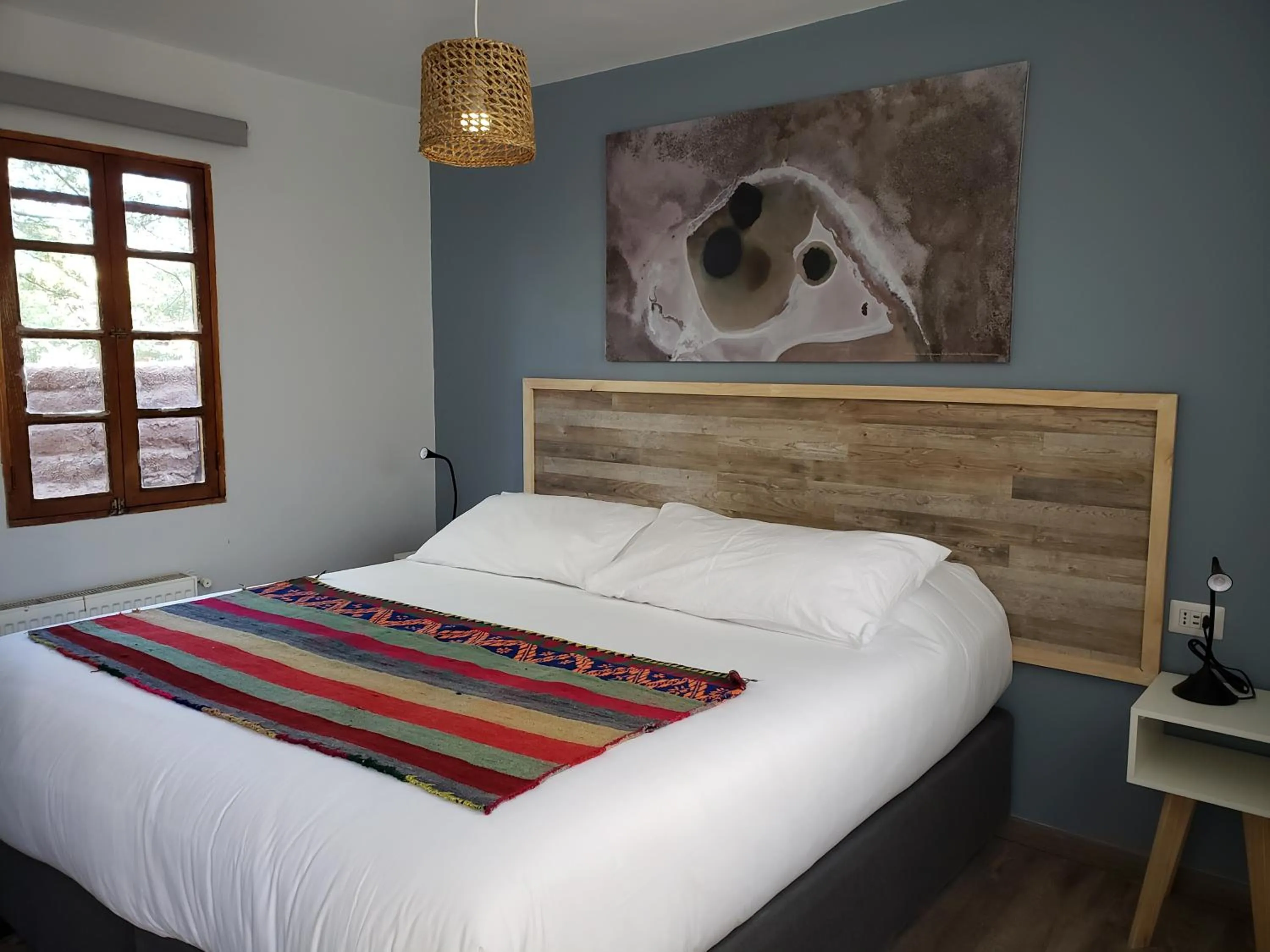 Bed in Hotel Jardin Atacama