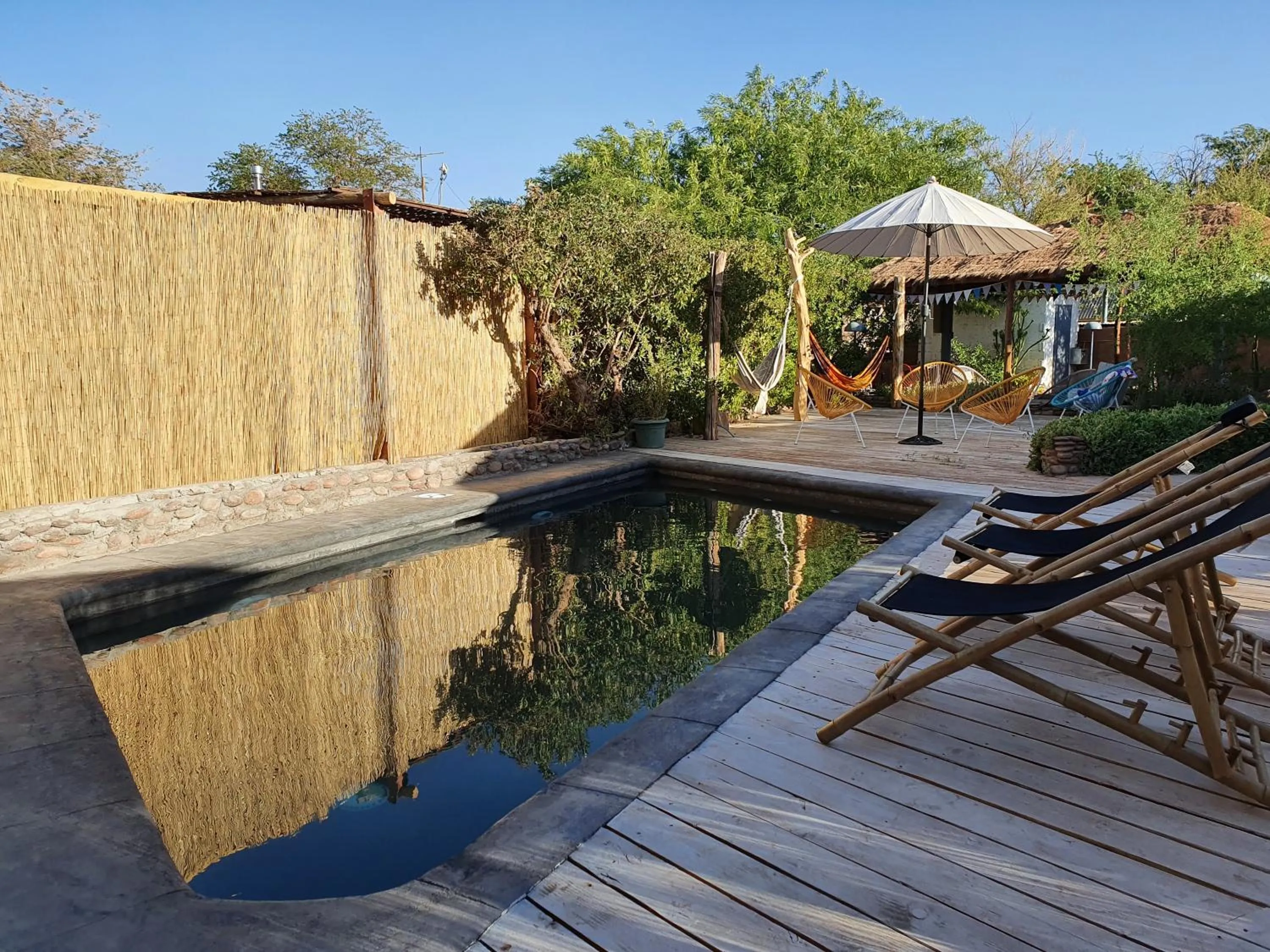 Swimming pool in Hotel Jardin Atacama