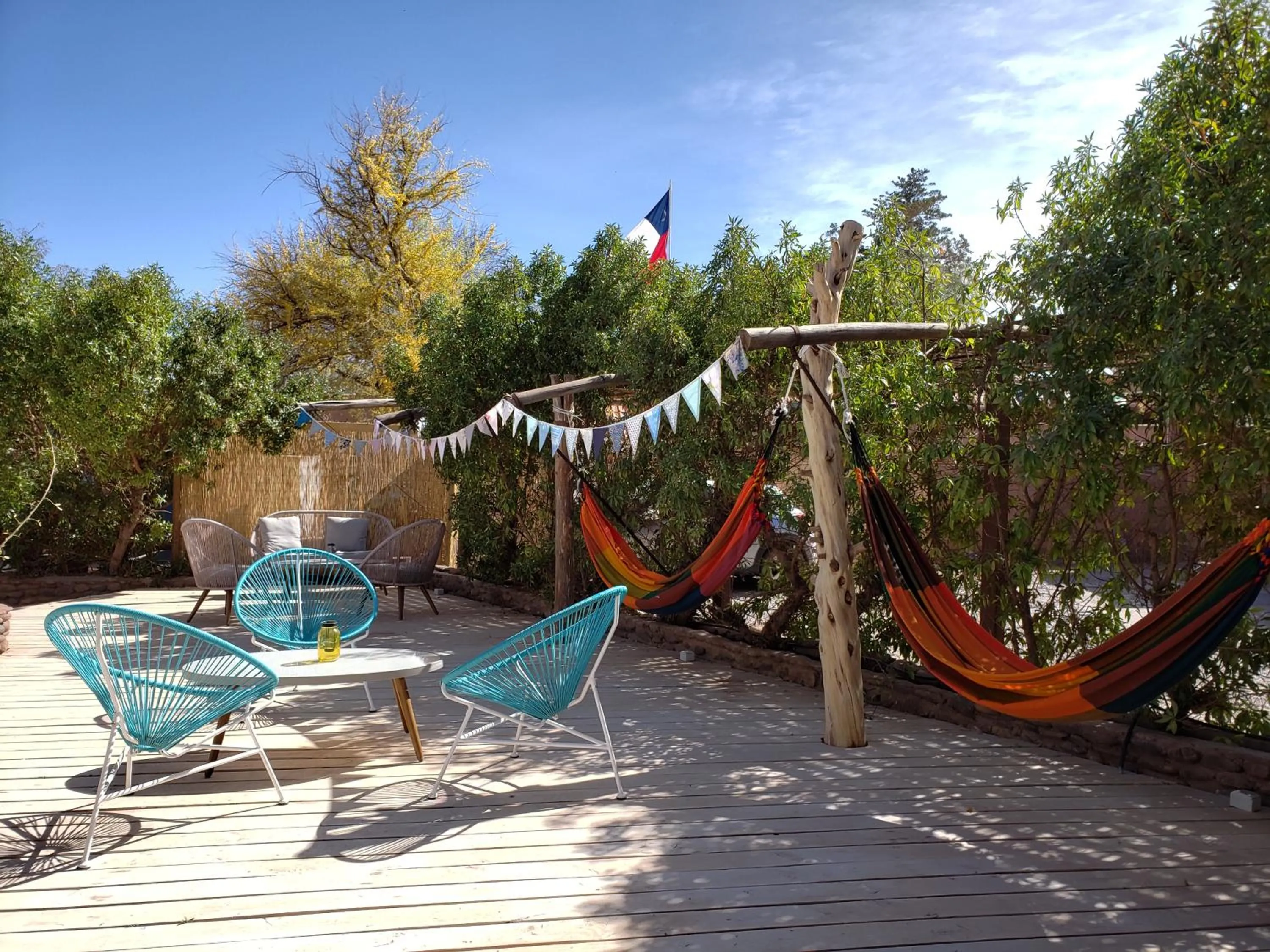 Patio in Hotel Jardin Atacama