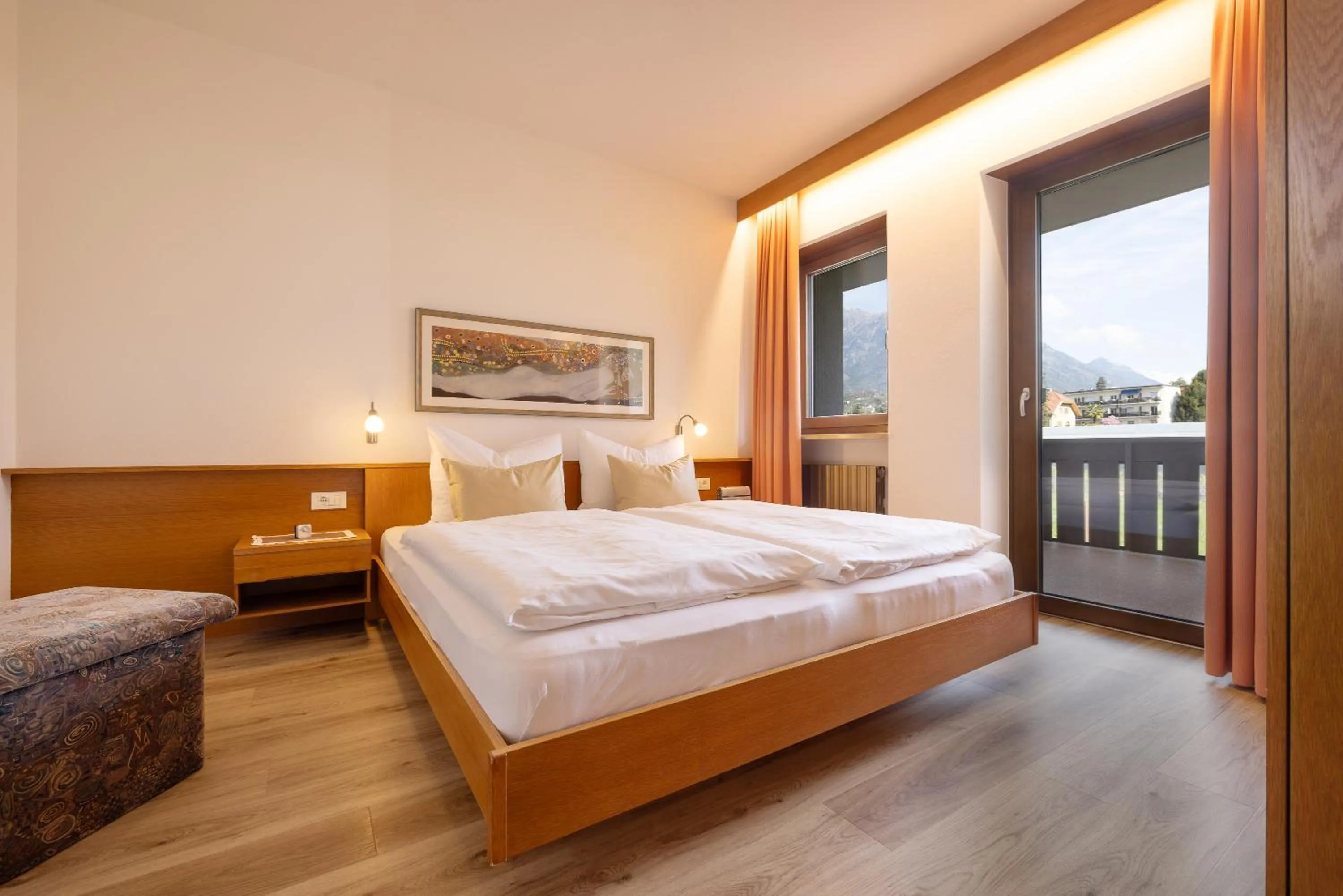 Bedroom, Bed in Residence Pollingerhof