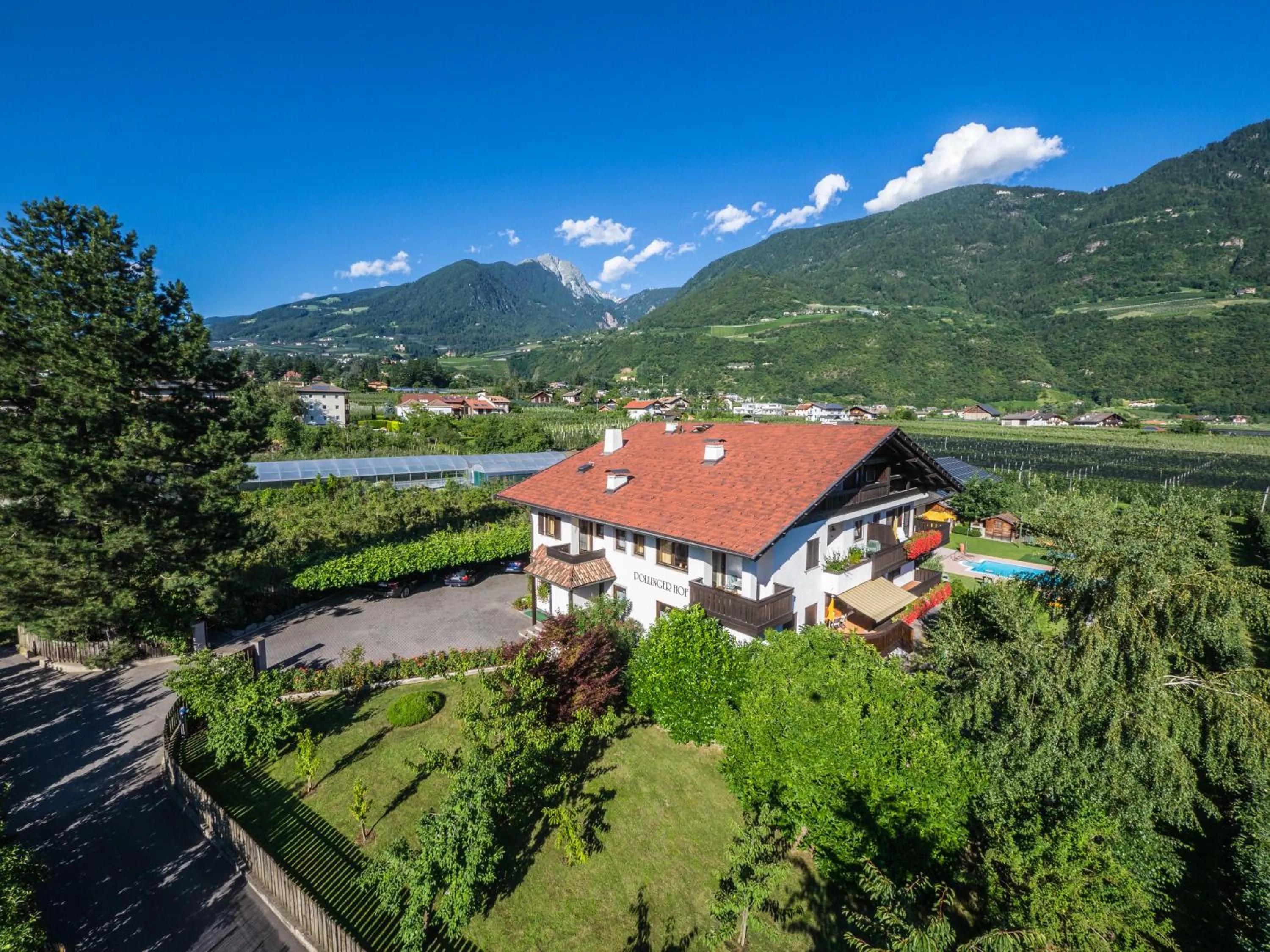 Bird's eye view in Residence Pollingerhof