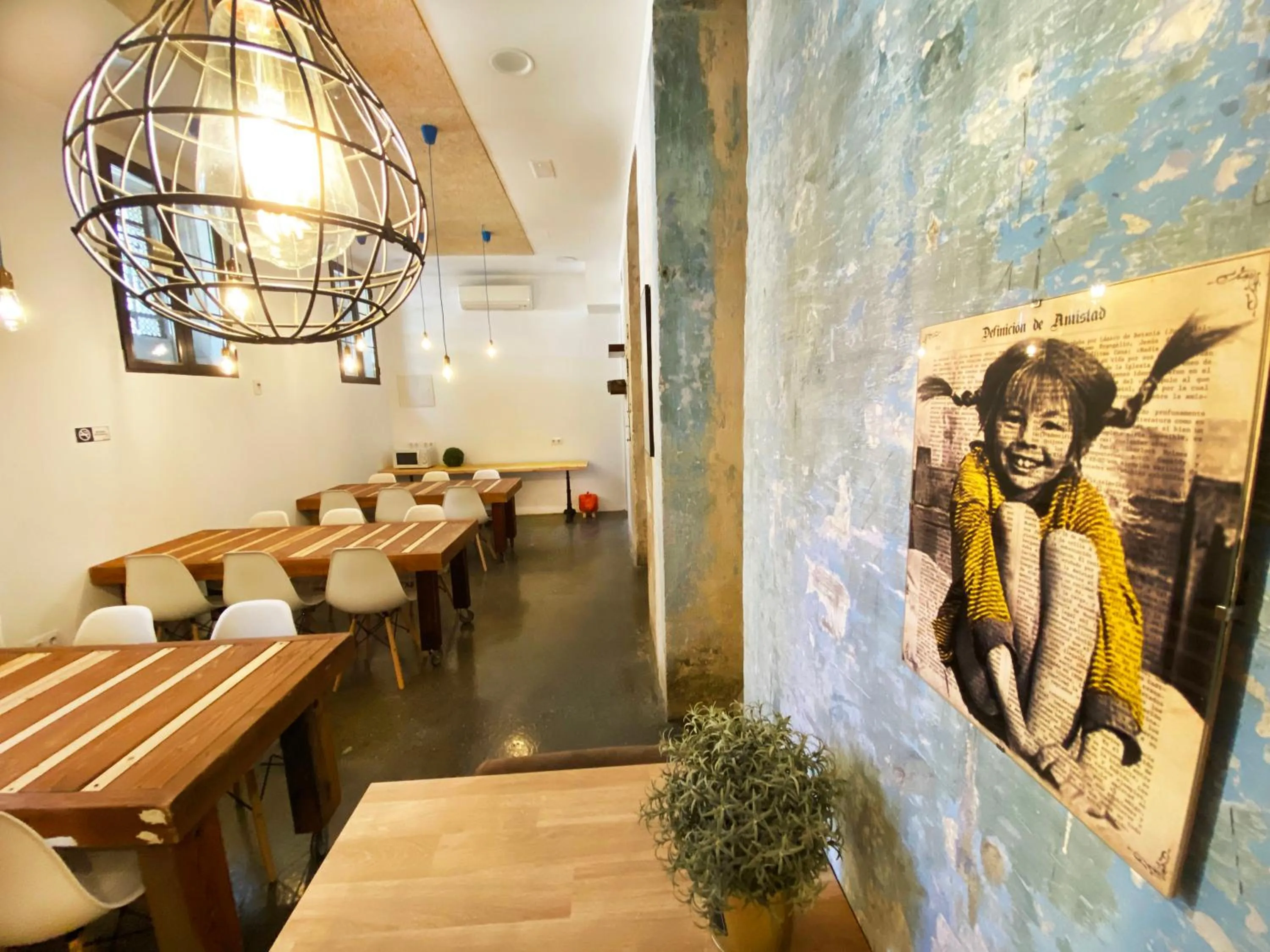 Seating area in ECO Hostel