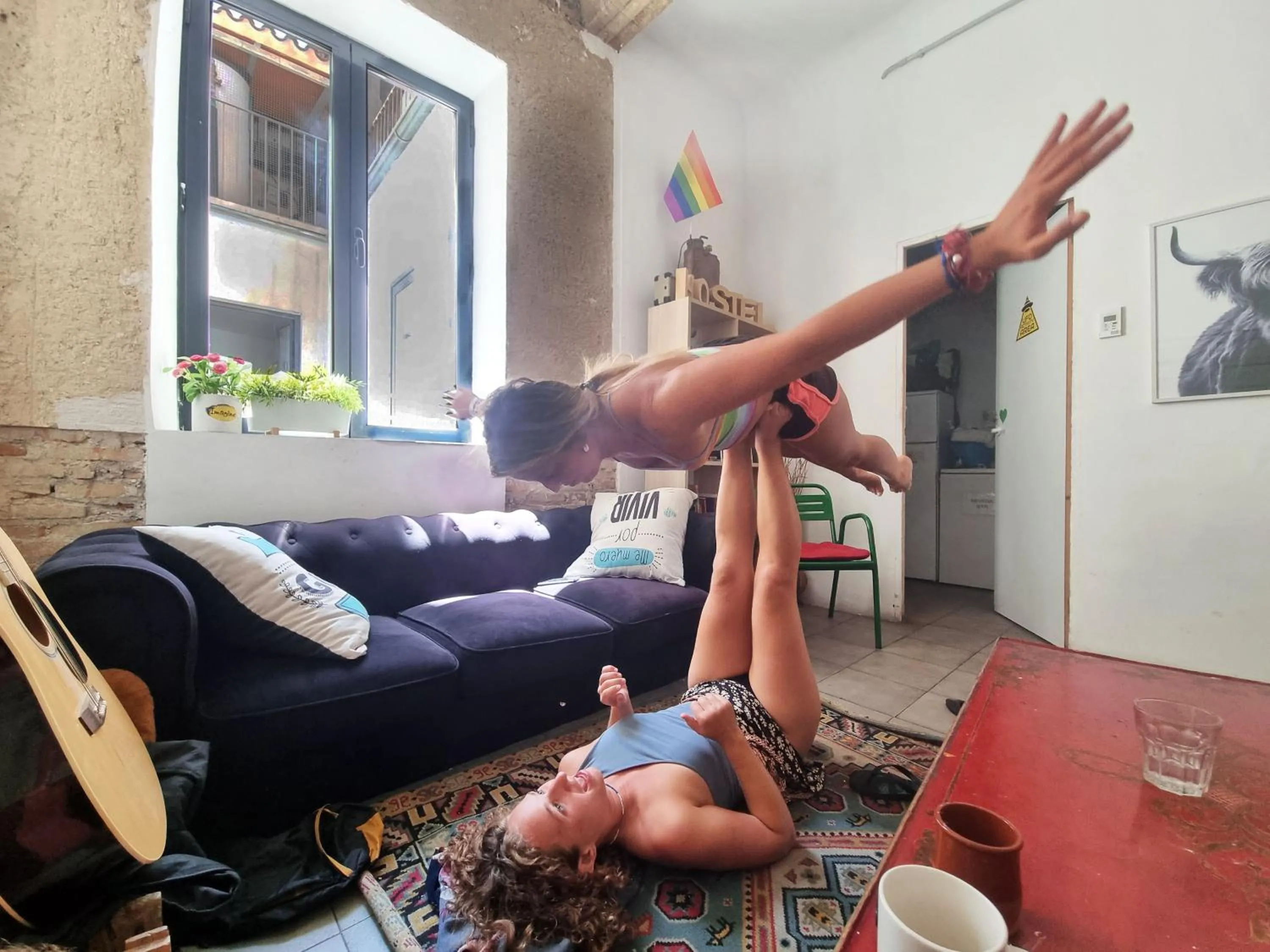 People in ECO Hostel