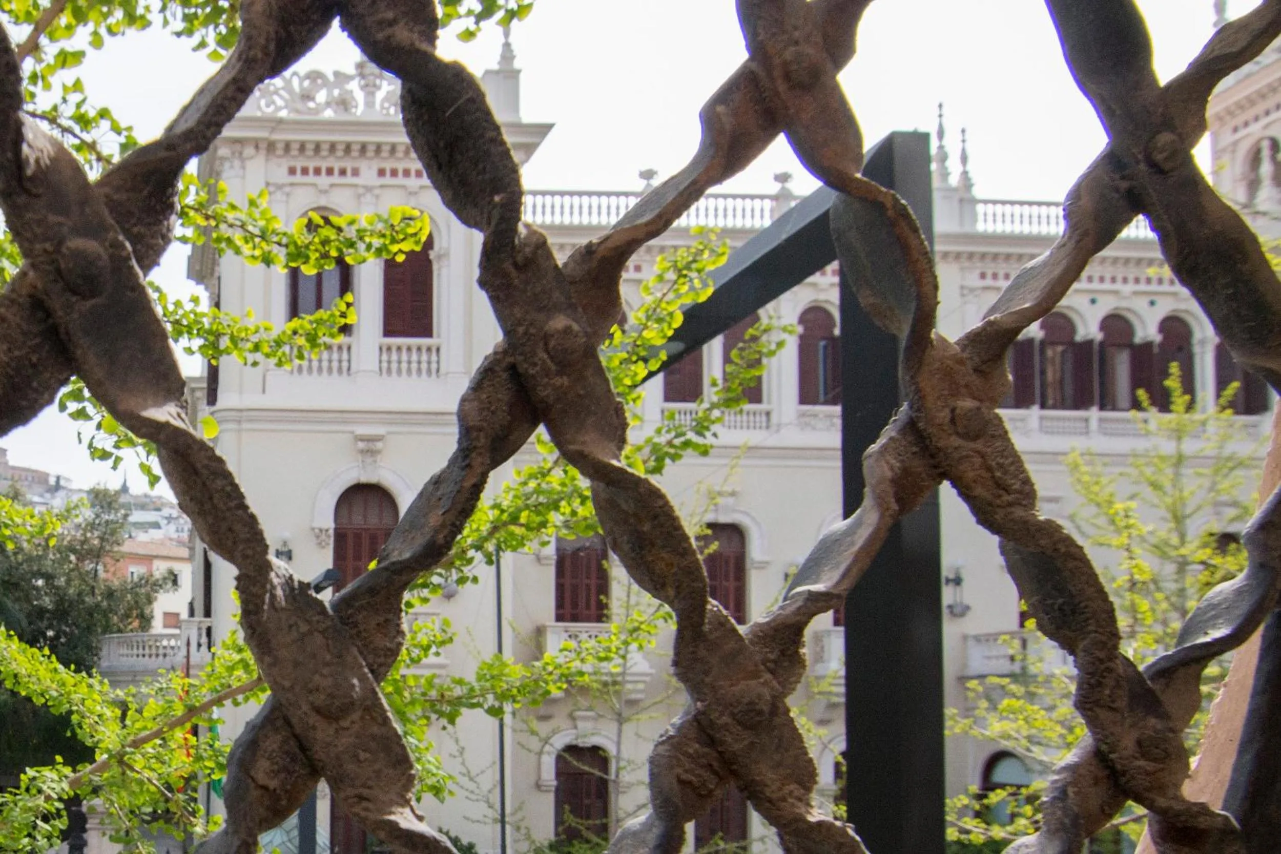 Decorative detail in ECO Hostel