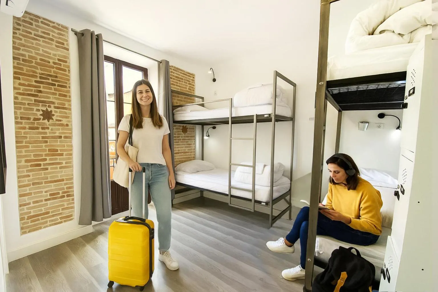 People, Bed in ECO Hostel