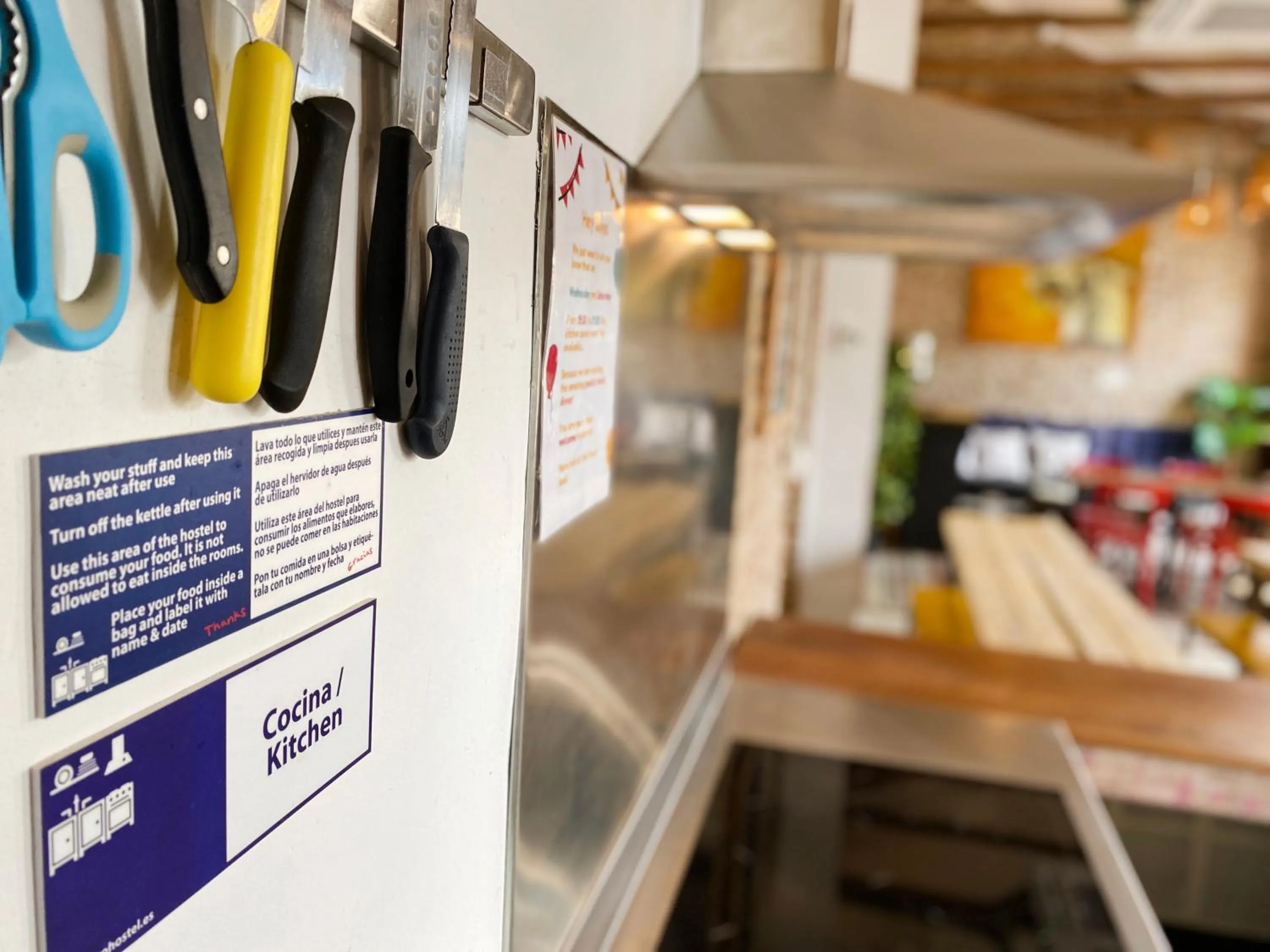 Kitchen or kitchenette in ECO Hostel