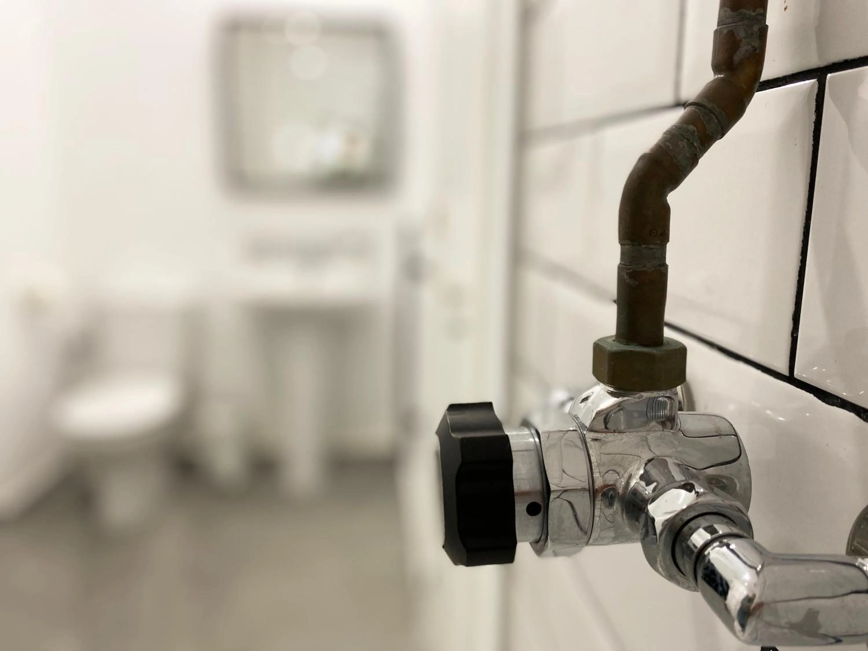 Shower in ECO Hostel