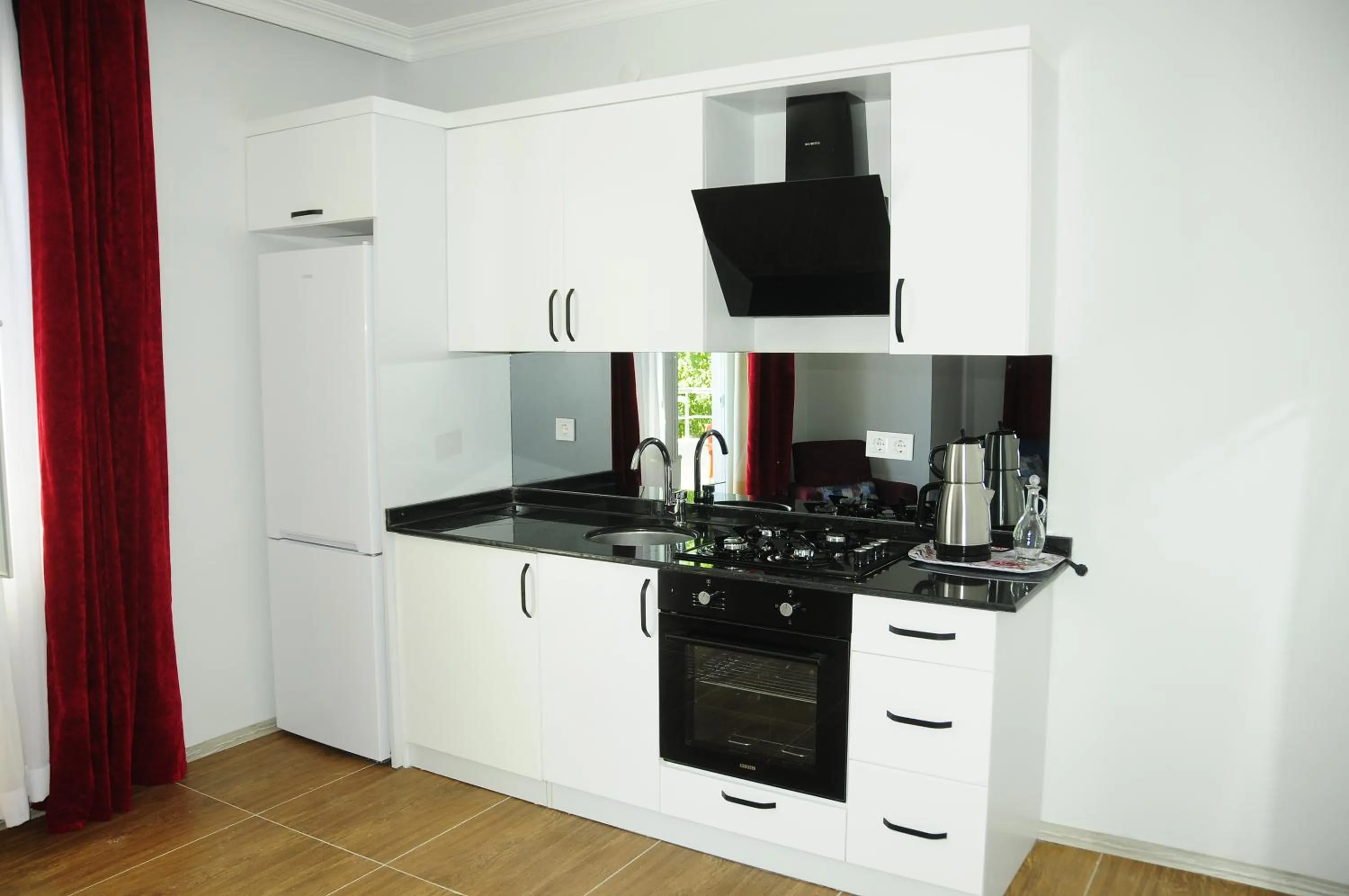 Kitchen or kitchenette in Bellissima Hotel