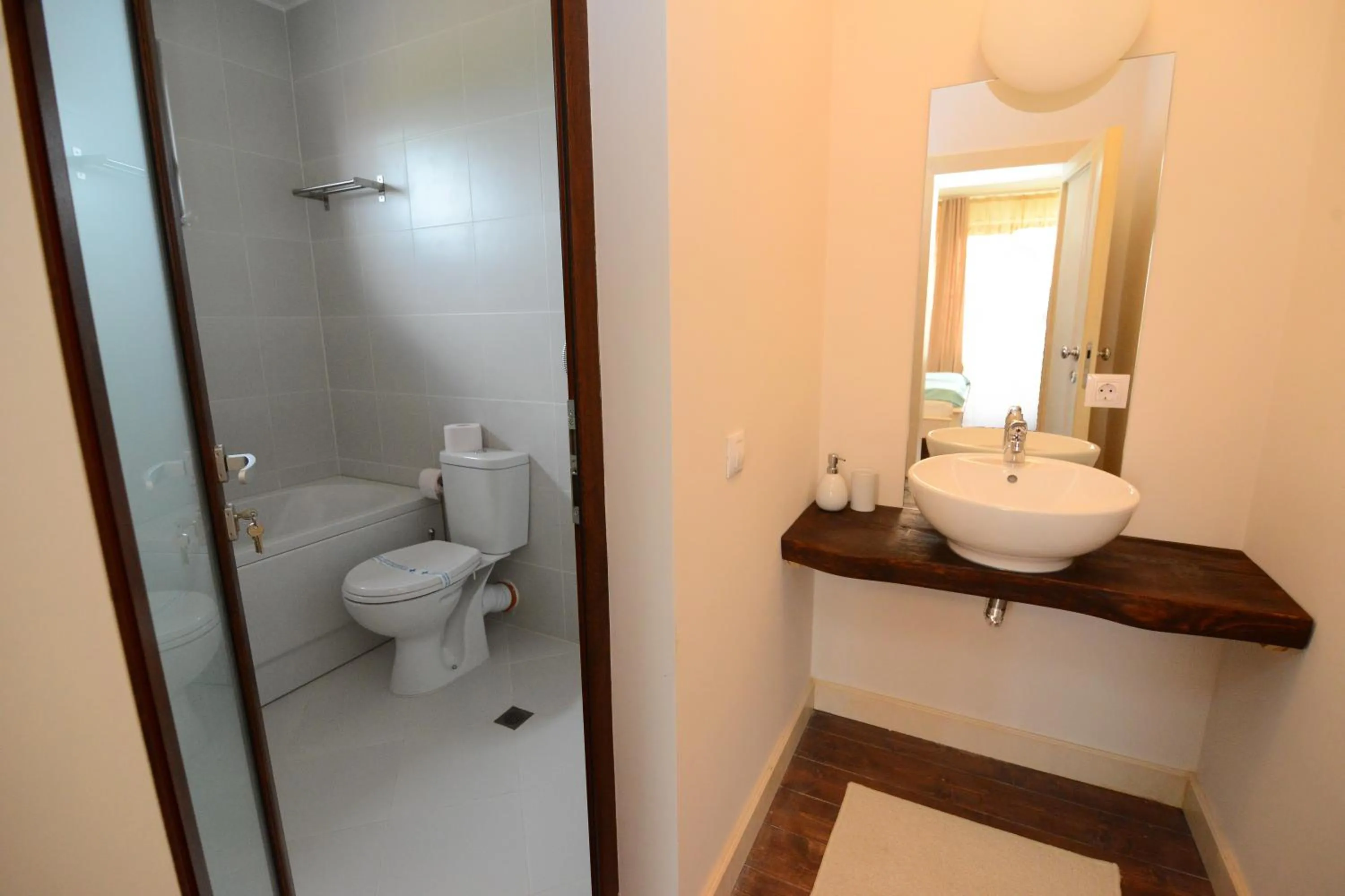 Shower in KATERINA guest house