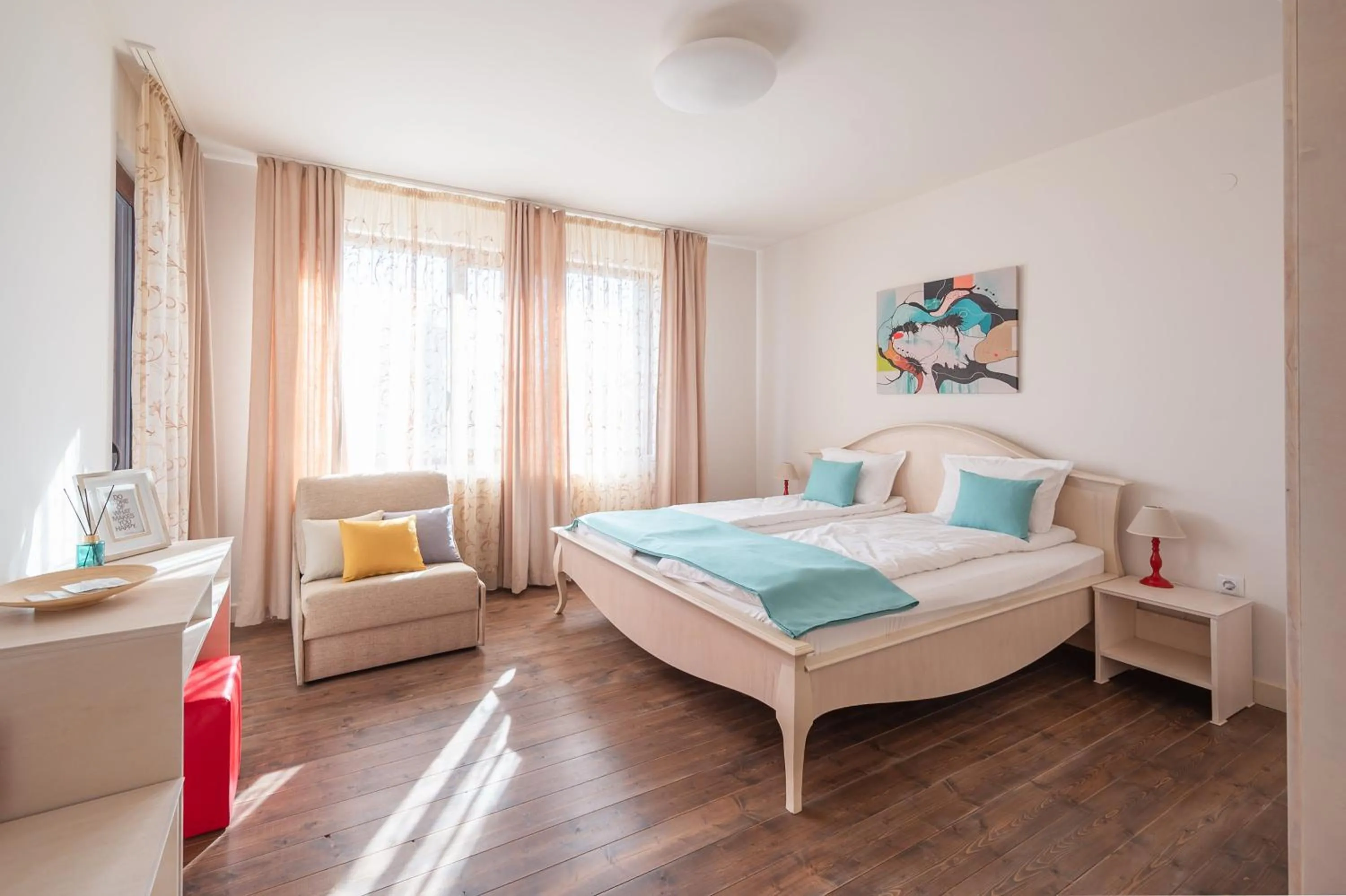 Living room, Bed in KATERINA guest house