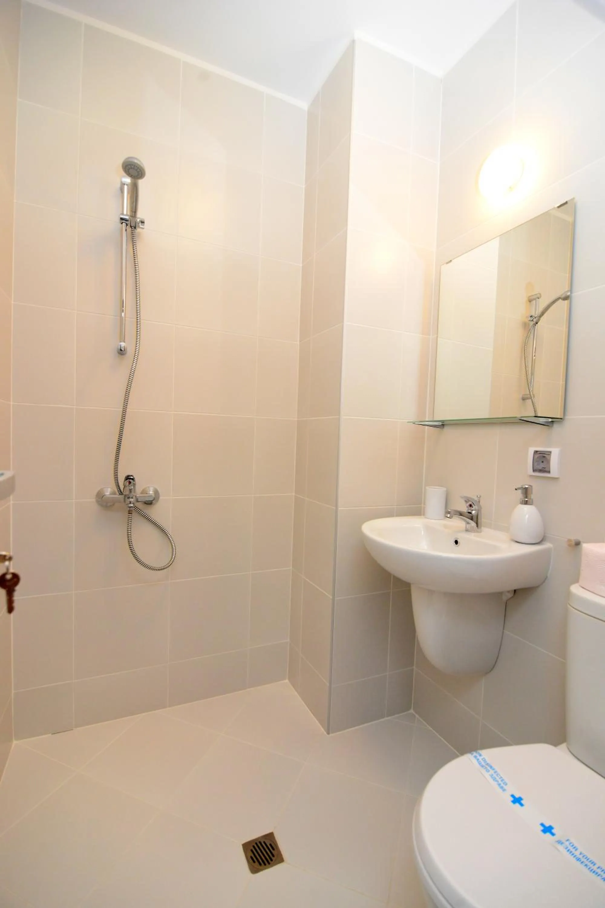 Shower in KATERINA guest house