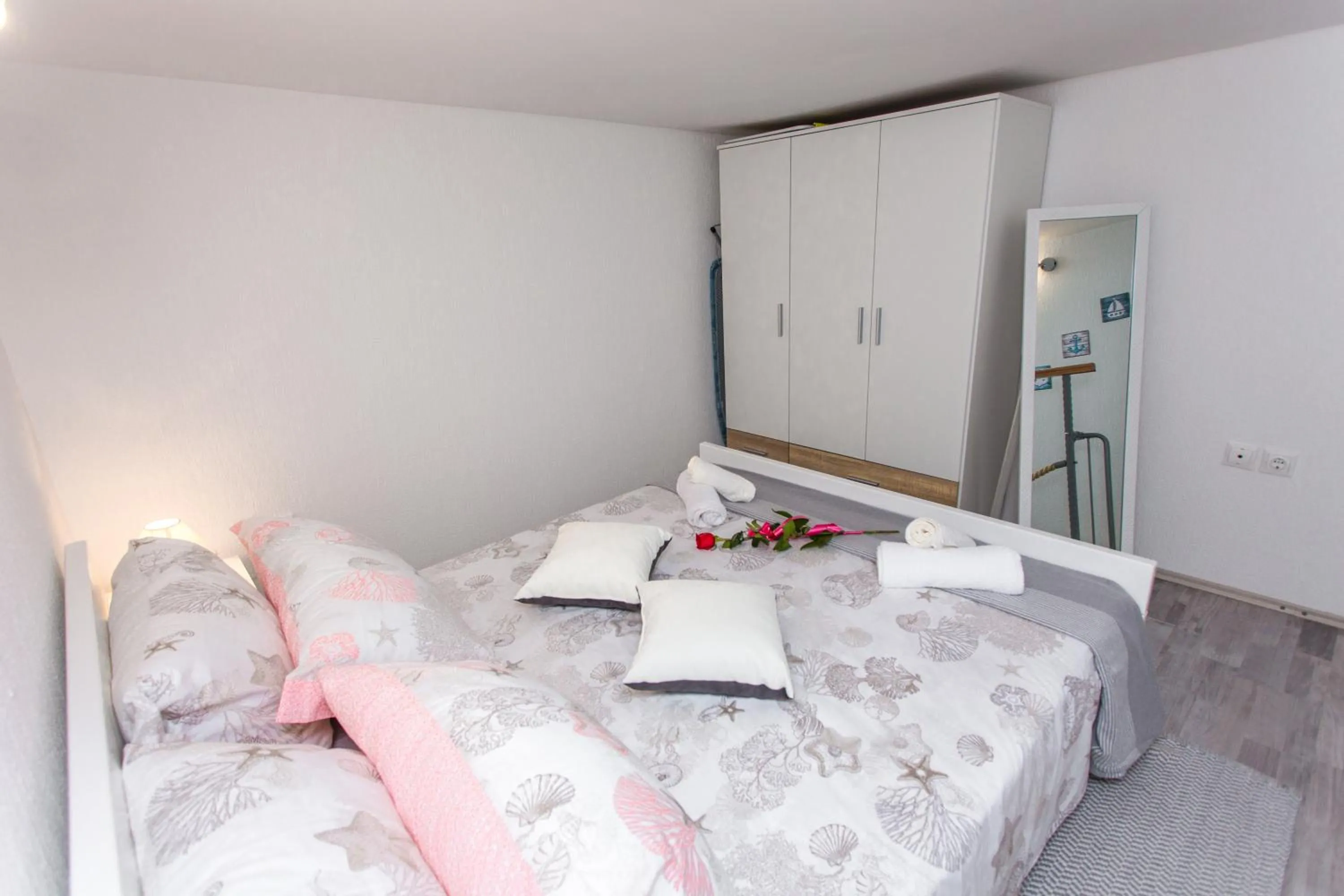 Bed in Studio Apartment Vasilj
