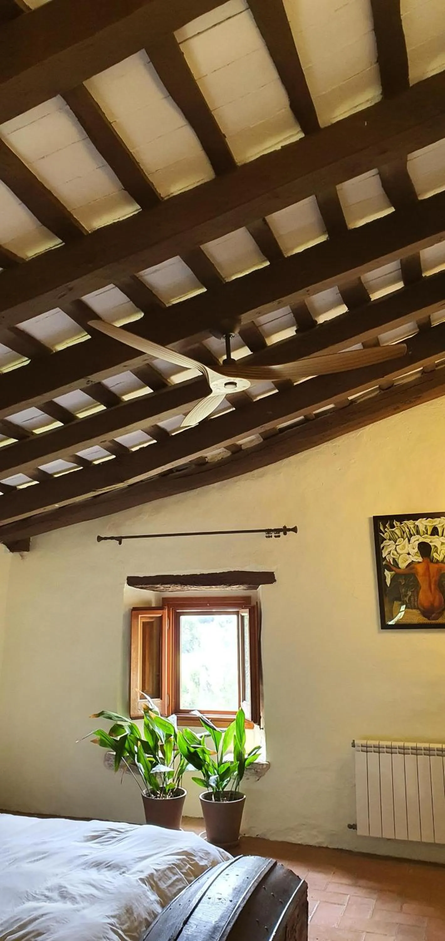 Bedroom, Bed in Masia Can Bachs