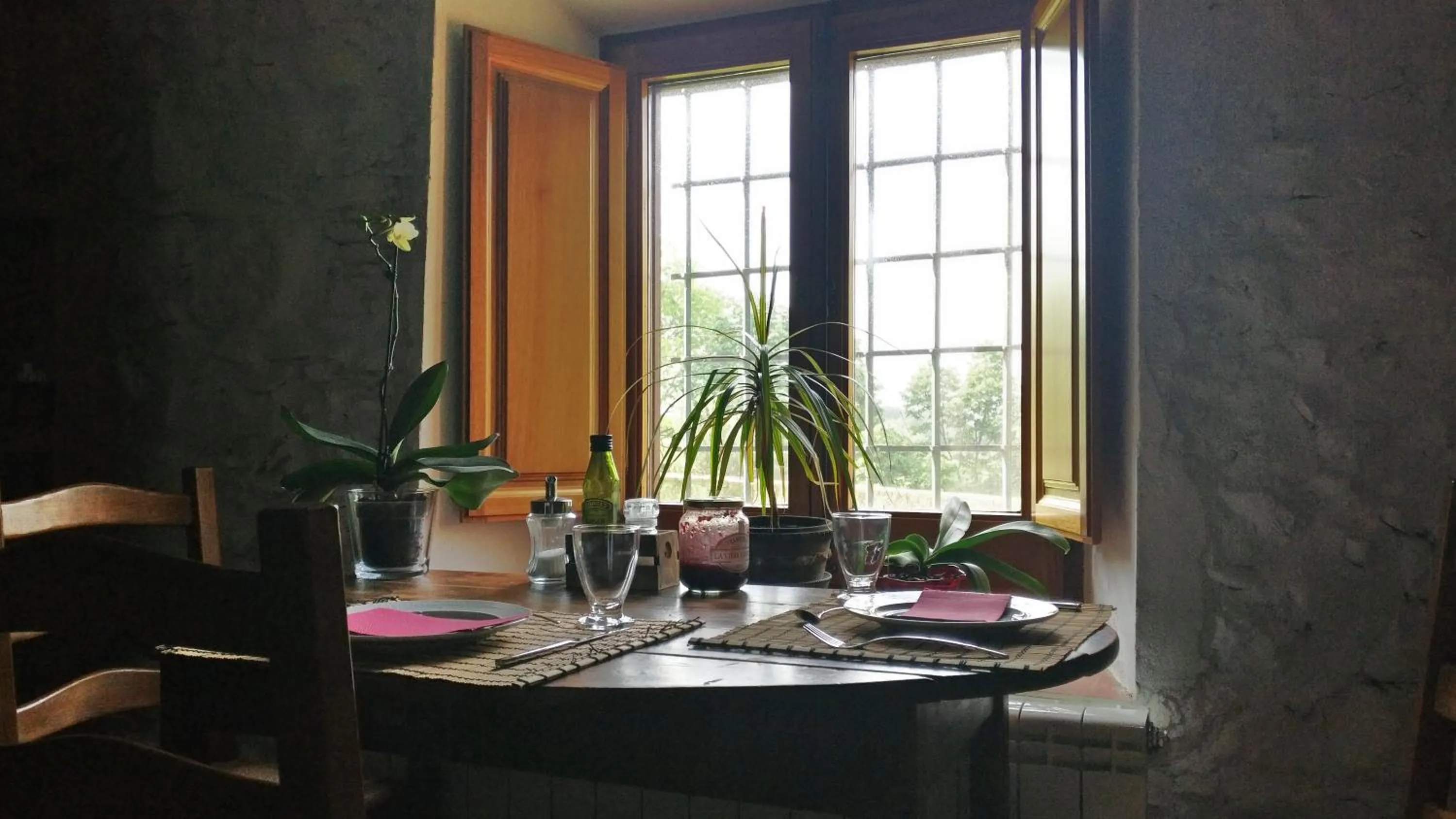 Dining area in Masia Can Bachs