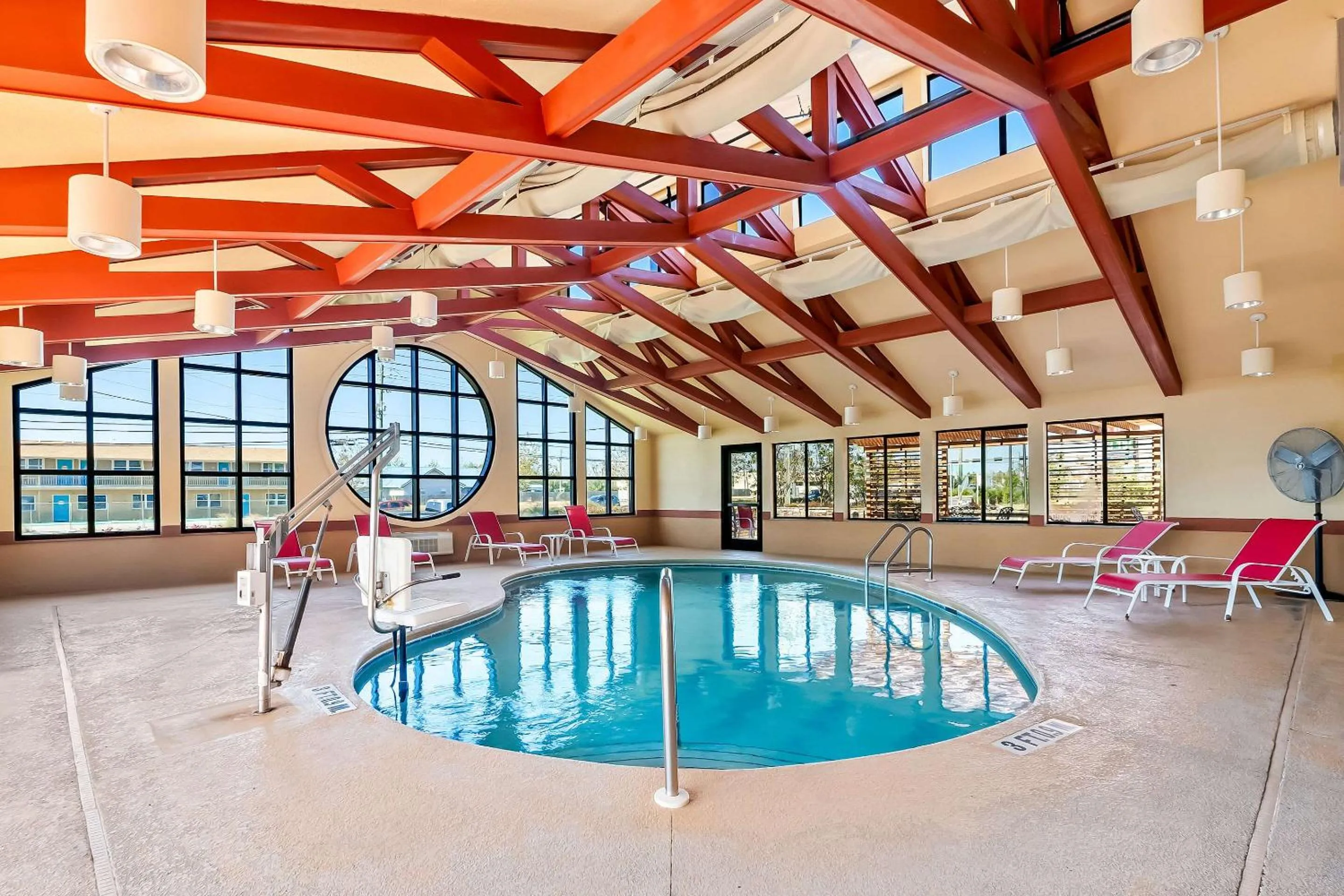 Swimming pool in Comfort Suites Panama City near Tyndall AFB