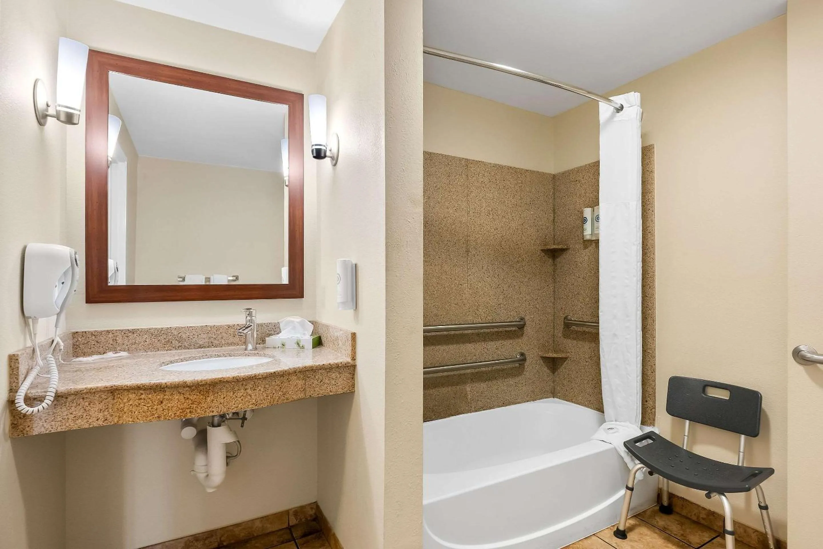 Toilet in Comfort Suites Panama City near Tyndall AFB