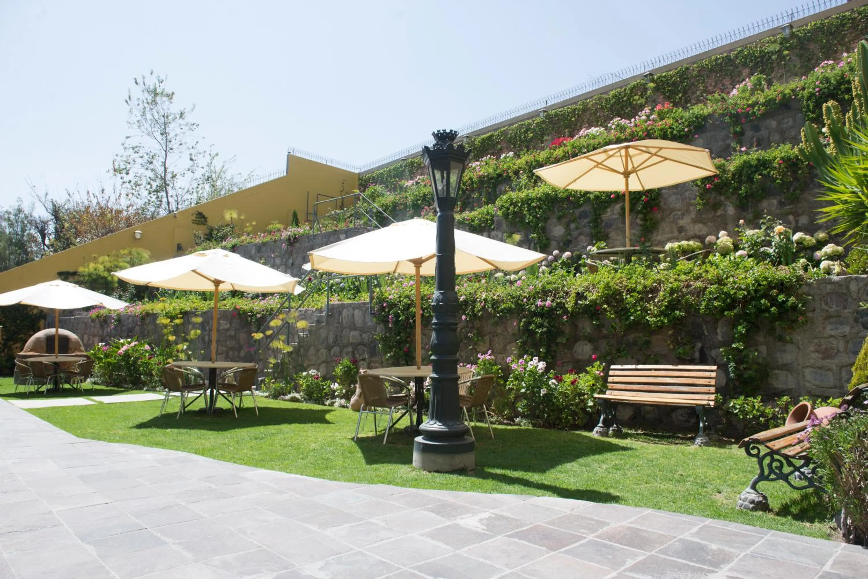 Garden in El Cabildo Hotel