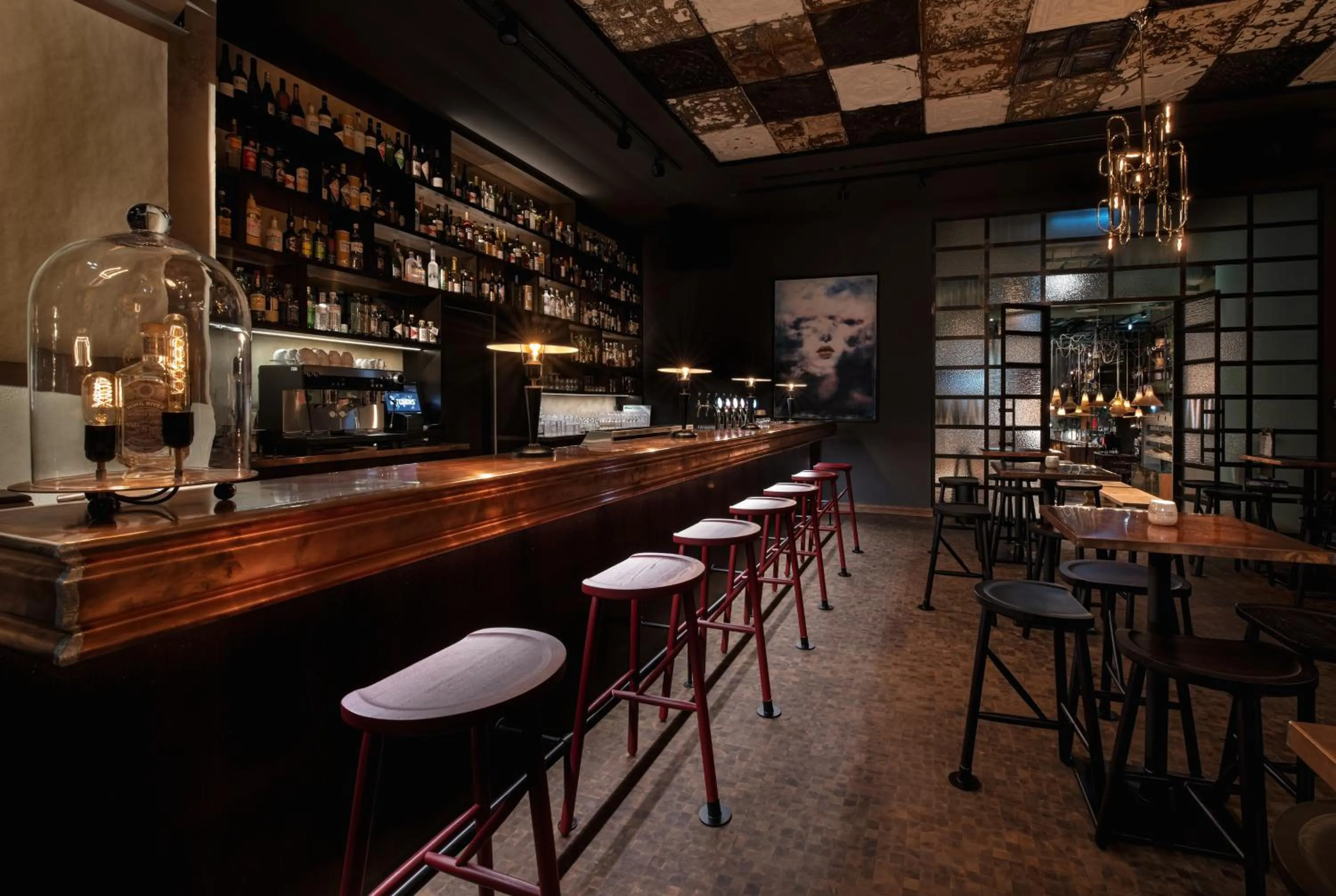 Lounge or bar in PIERDREI Hotel HafenCity Hamburg