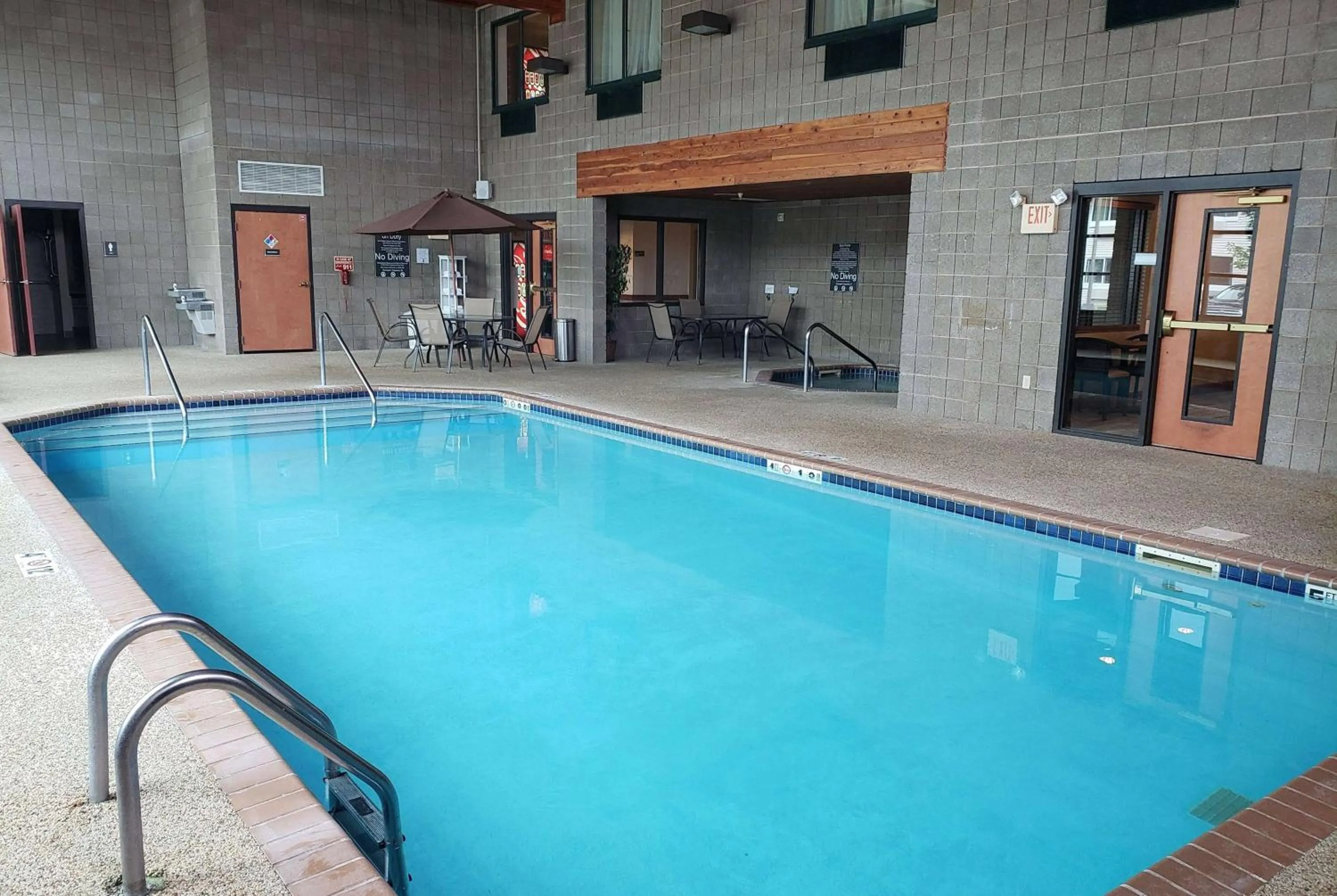 Pool view in Wingate by Wyndham Coon Rapids