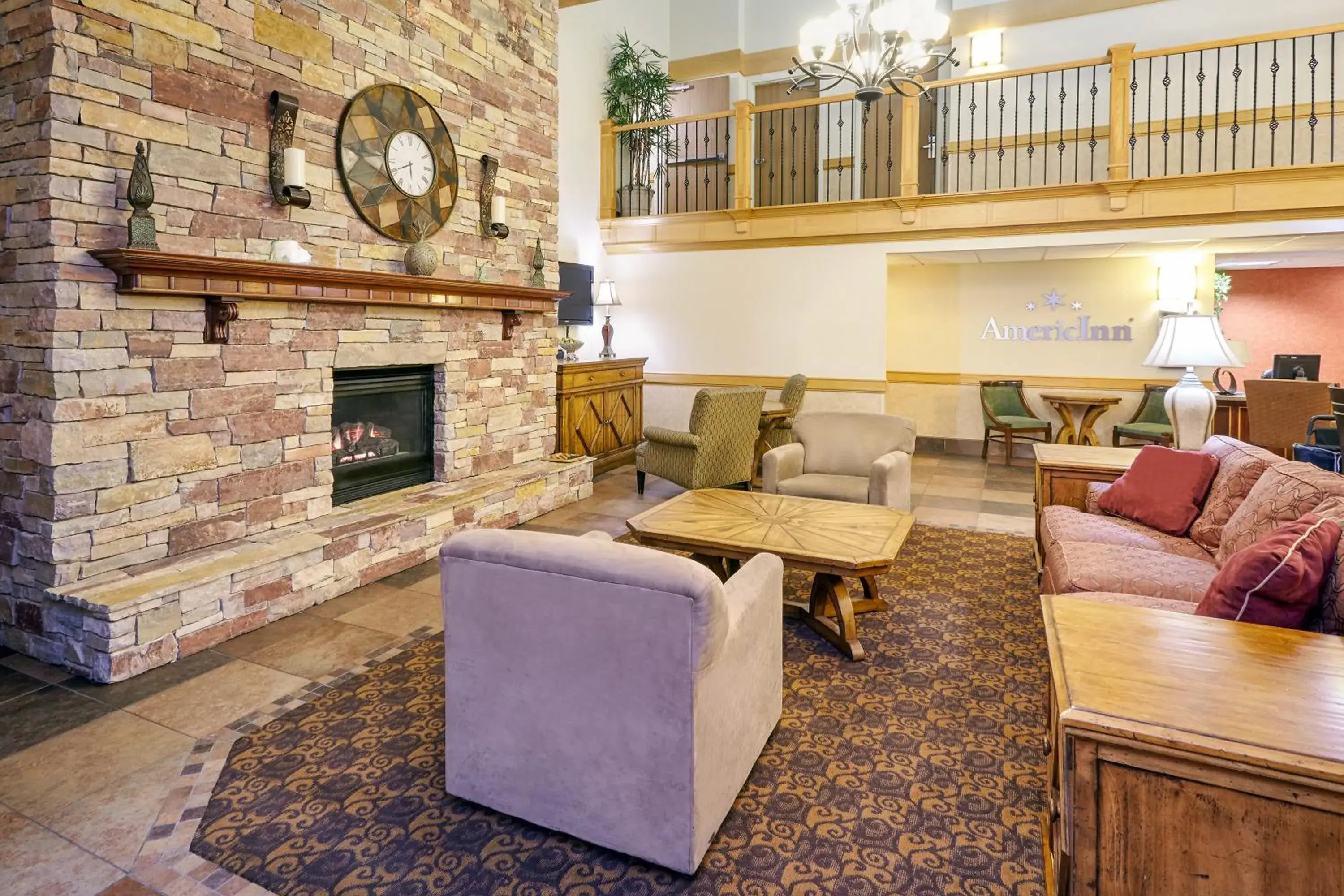 Lobby or reception in AmericInn by Wyndham Sheboygan Lobby or reception in AmericInn by Wyndham Sheboygan