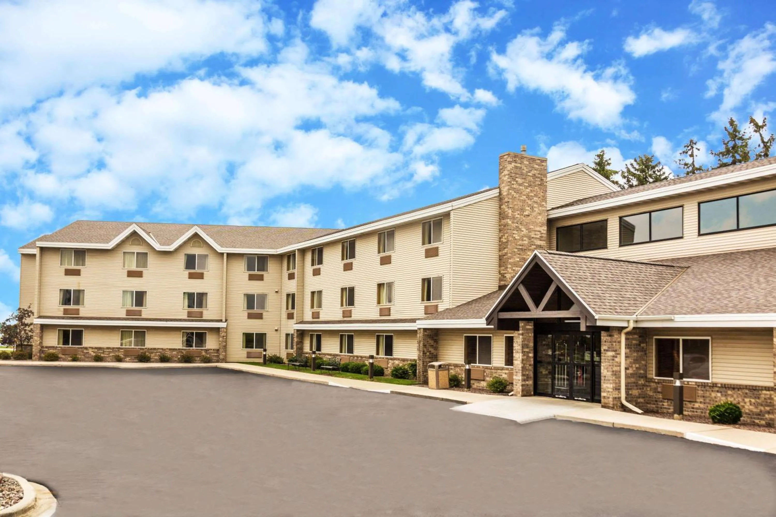 Property building in AmericInn by Wyndham Sheboygan