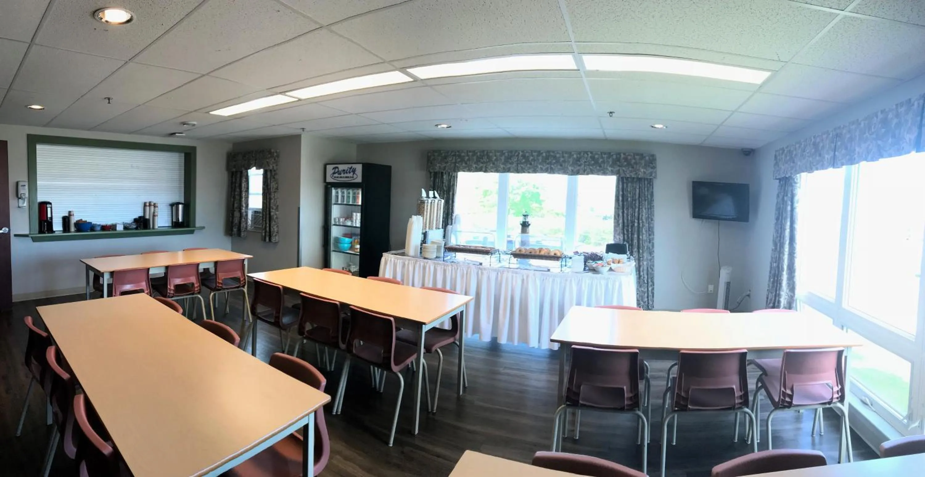 Dining area in Glendenning Hall at Holland College