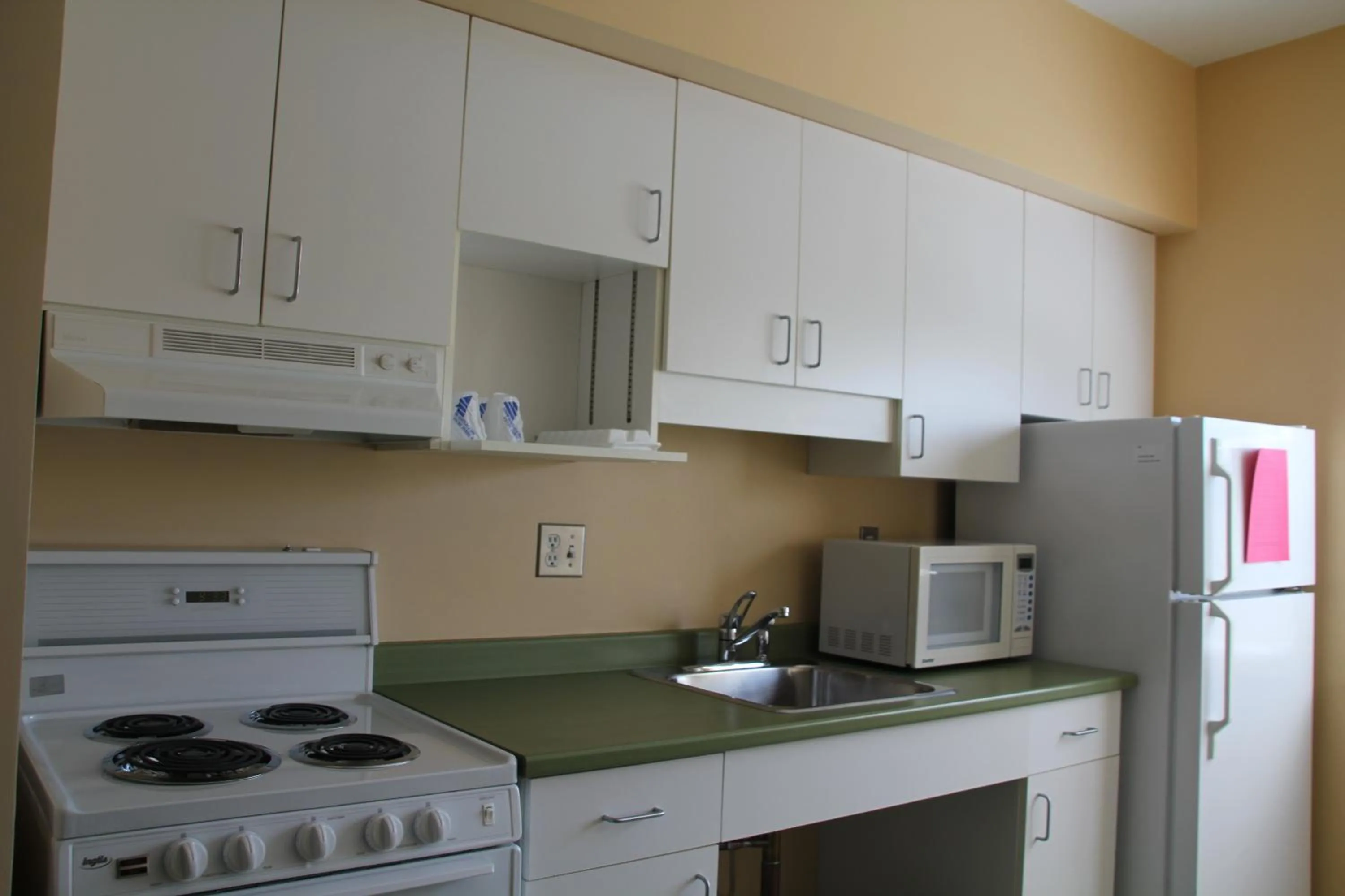 Kitchen or kitchenette in Glendenning Hall at Holland College
