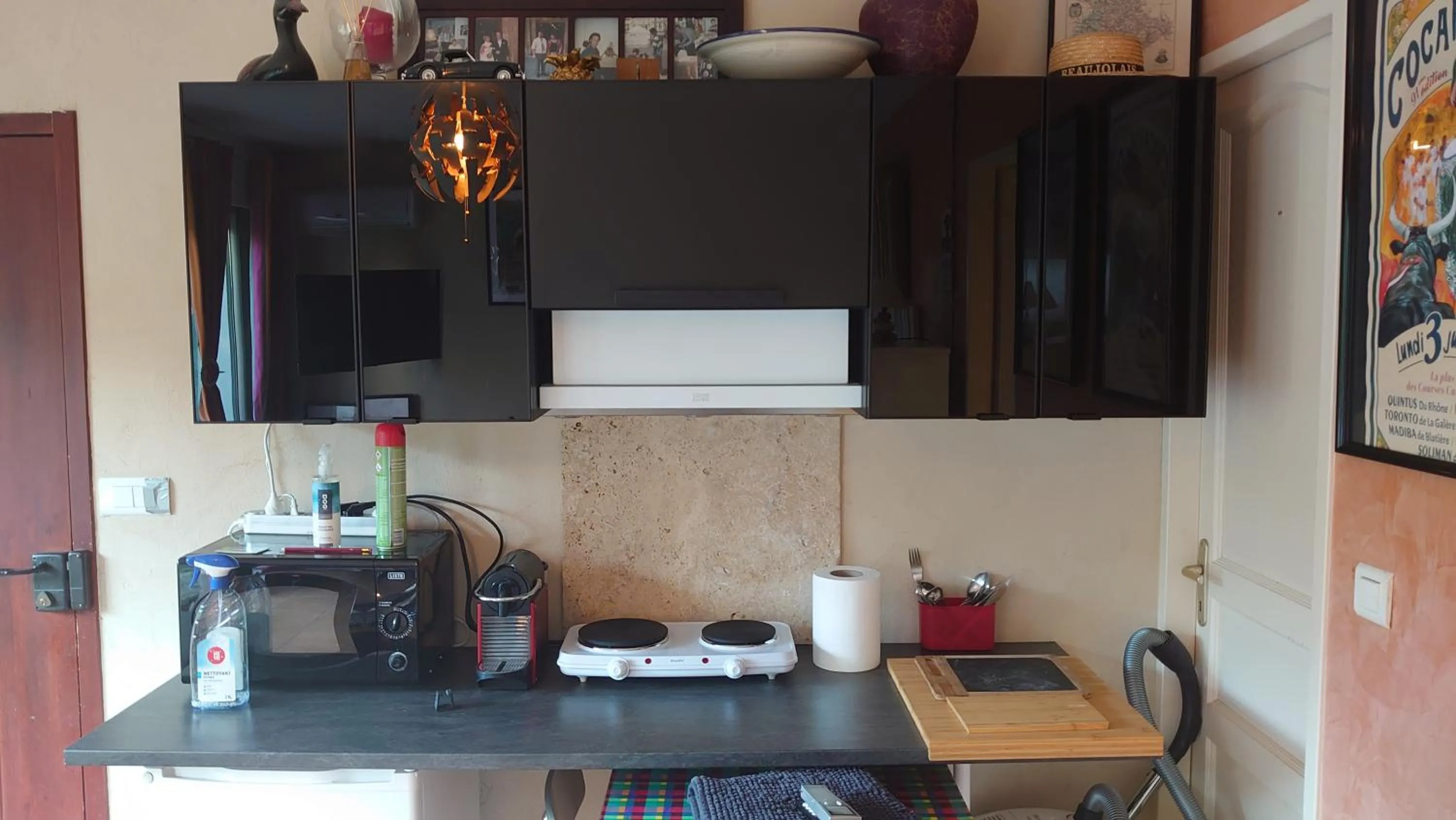 Kitchen/Kitchenette in Studio au coeur de la petite camargue