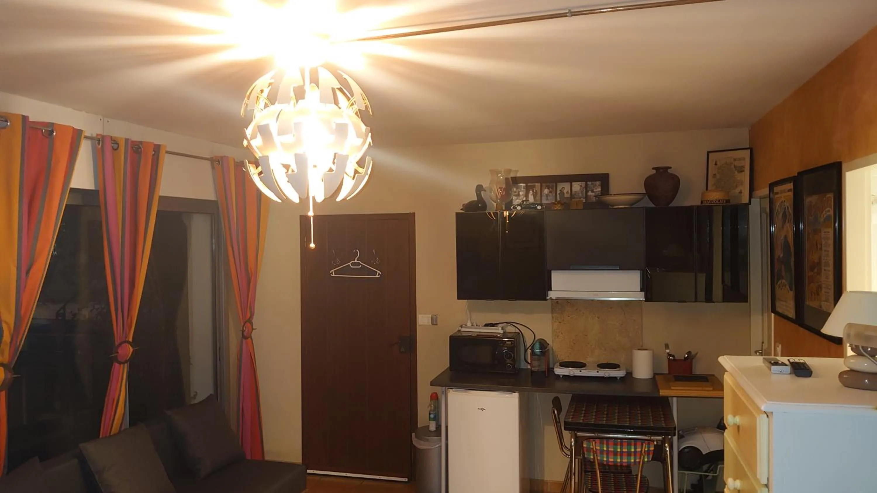 Kitchen/Kitchenette in Studio au coeur de la petite camargue