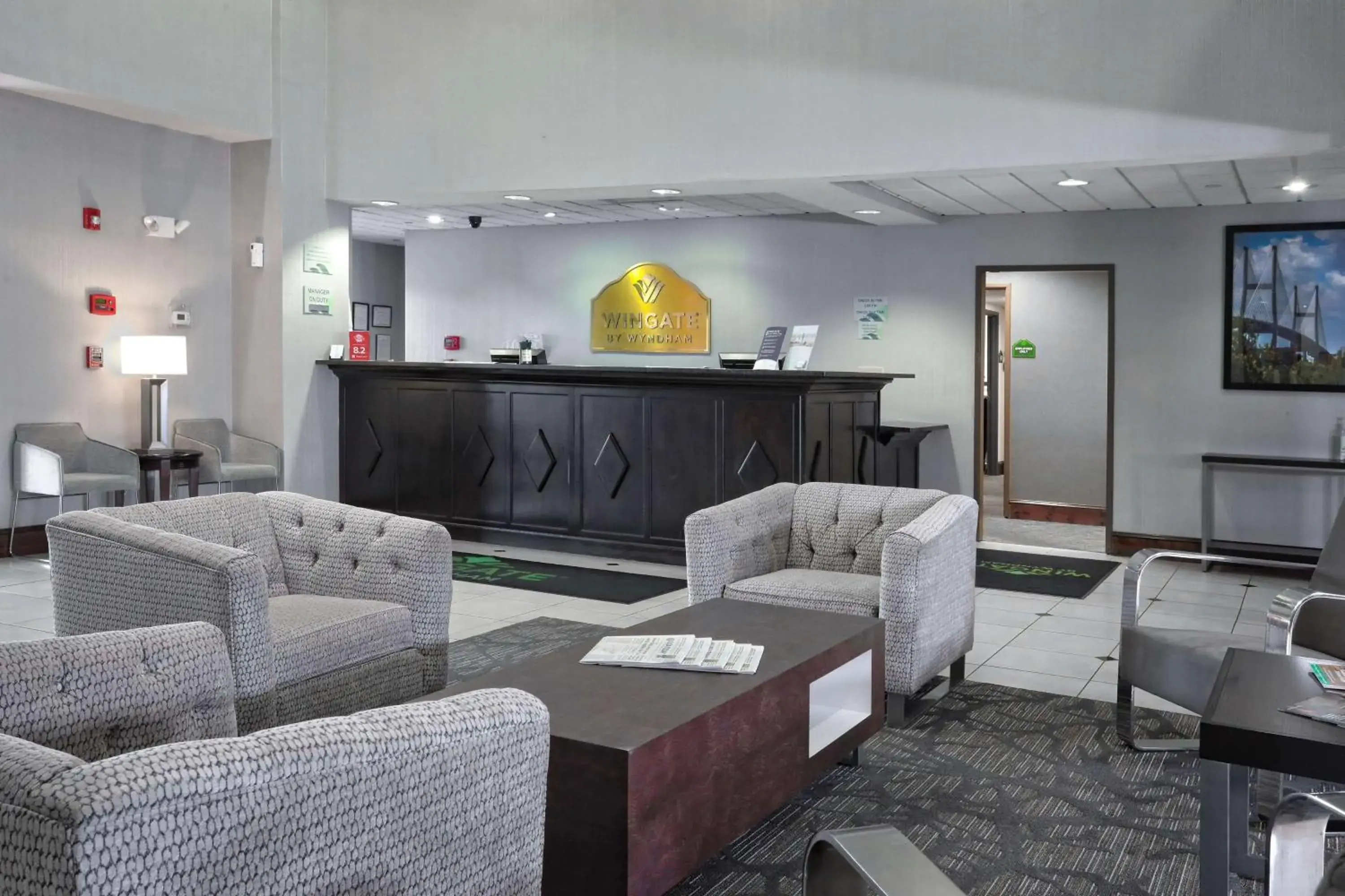 Lobby or reception in Wingate by Wyndham Savannah Pooler Lobby or reception in Wingate by Wyndham Savannah Pooler