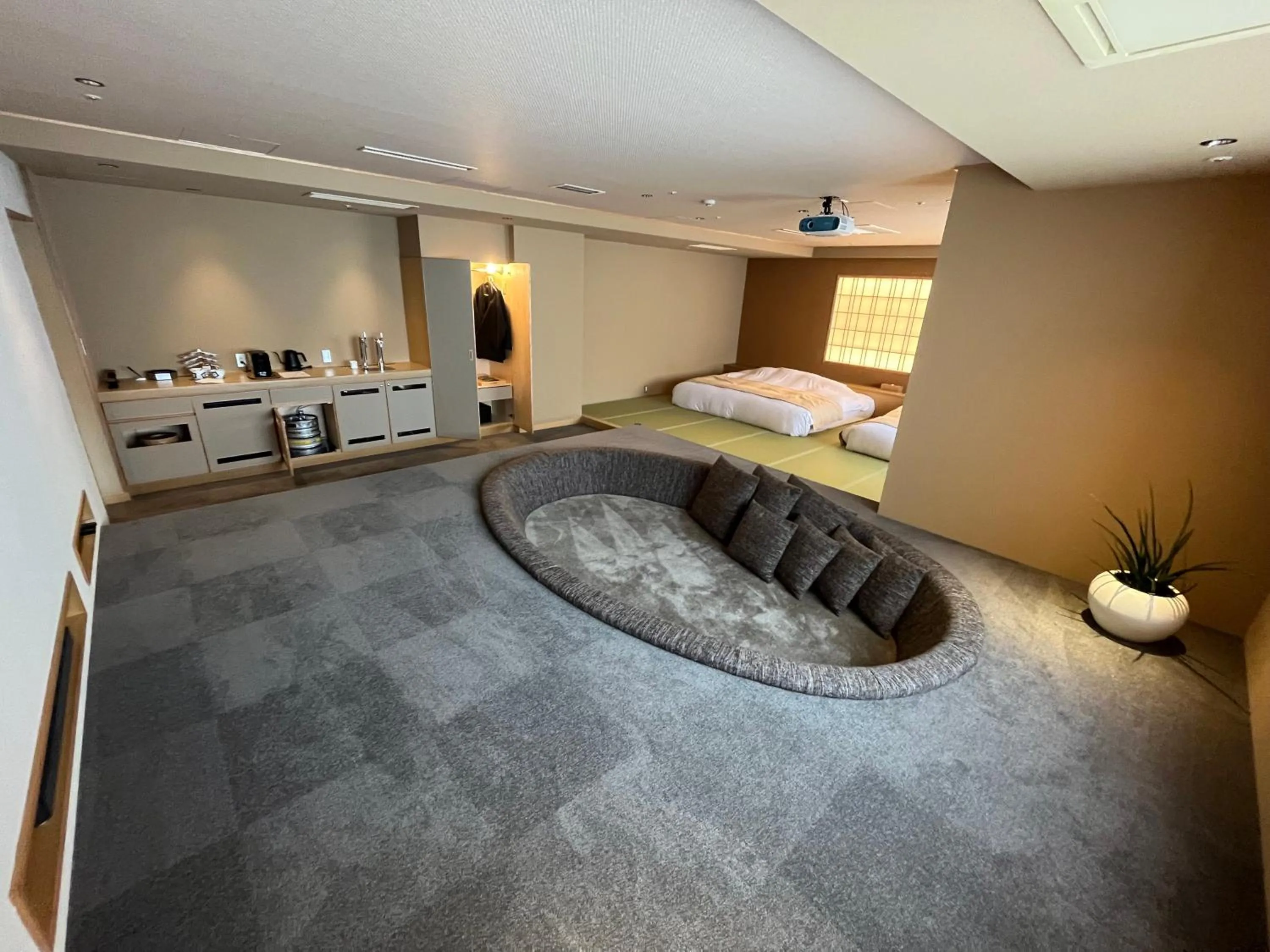 Seating area, Bed in Jozankei Daiichi Hotel Suizantei