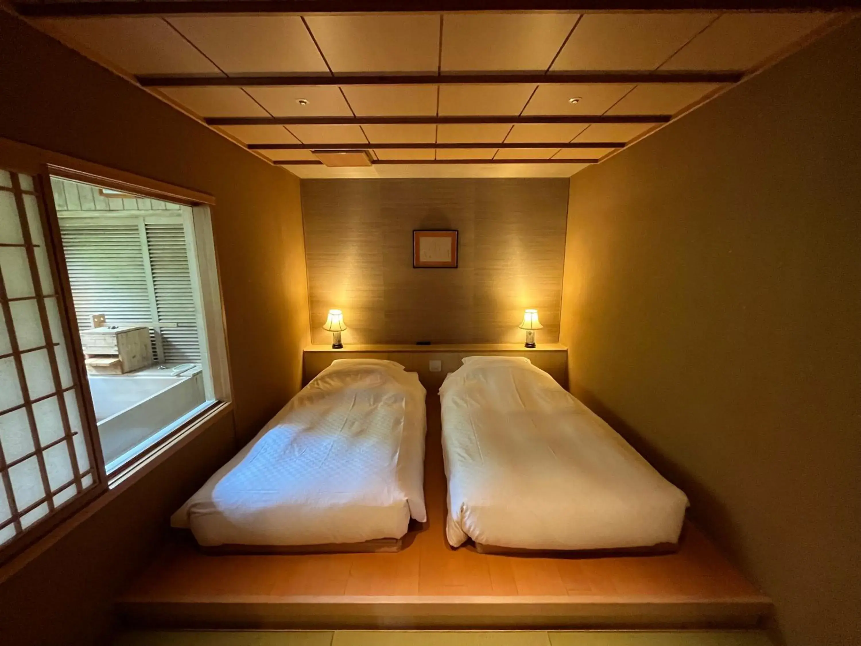 Bedroom, Bed in Jozankei Daiichi Hotel Suizantei Bedroom, Bed in Jozankei Daiichi Hotel Suizantei