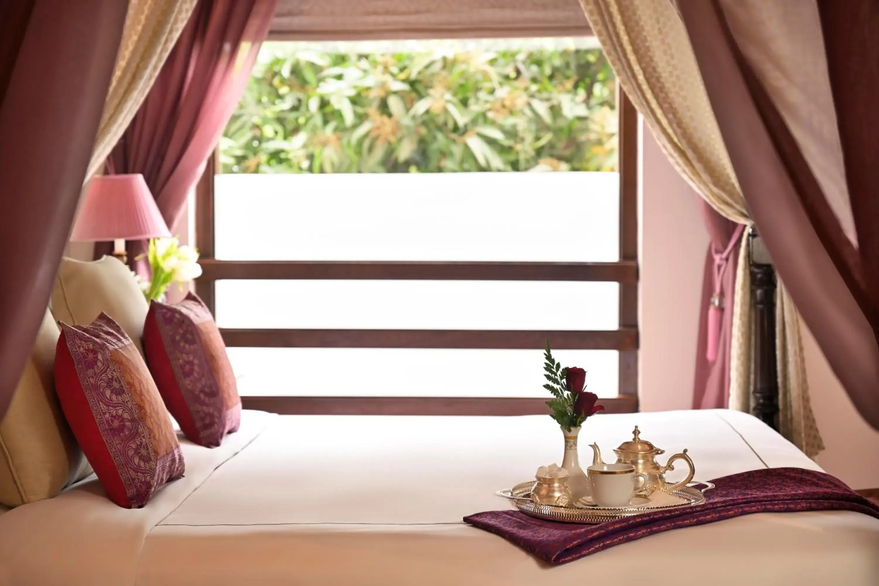 View (from property/room), Bed in Taj Nadesar Palace View (from property/room), Bed in Taj Nadesar Palace