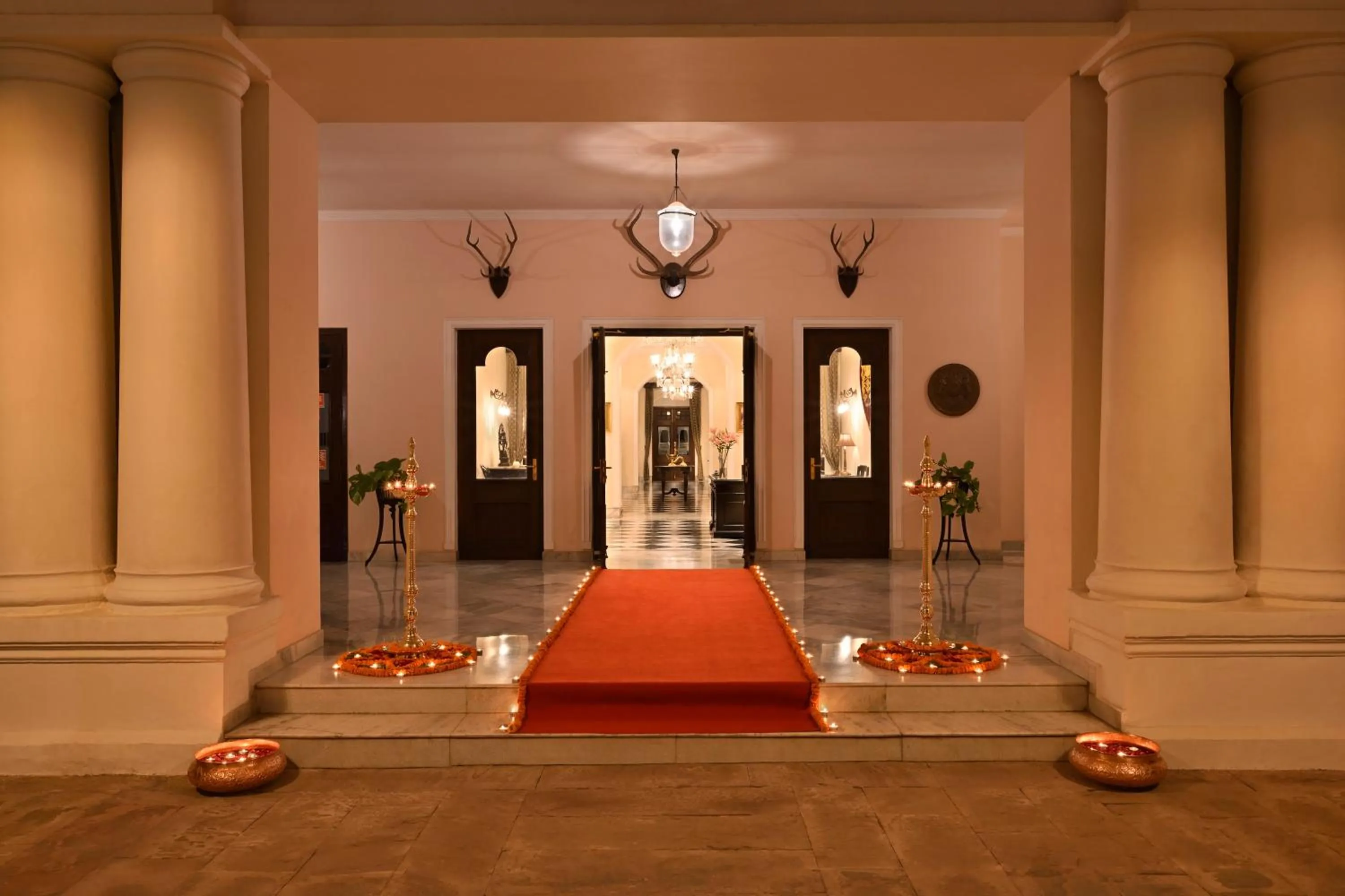 Lobby or reception in Taj Nadesar Palace