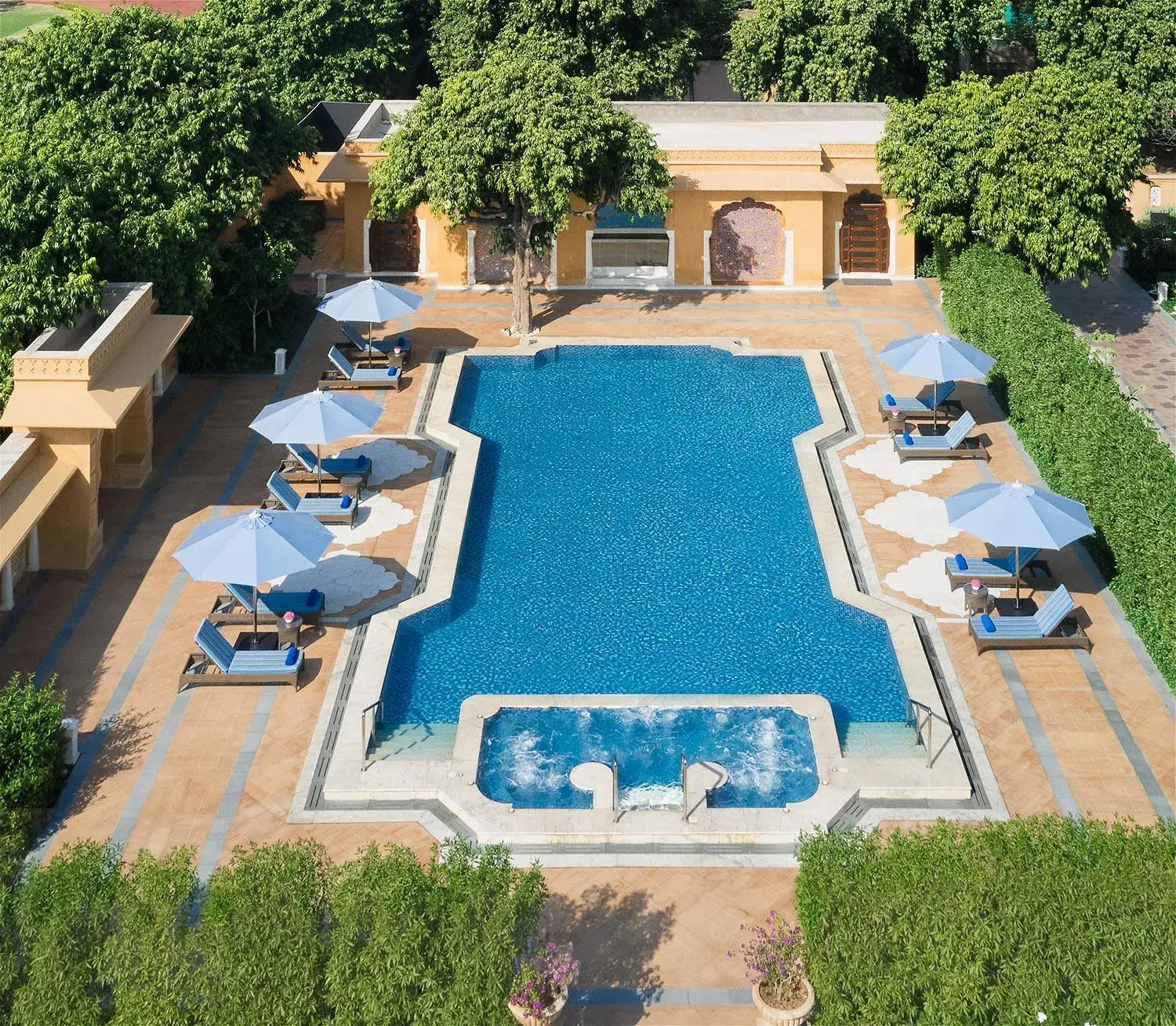 Swimming pool in Sawai Man Mahal Swimming pool in Sawai Man Mahal