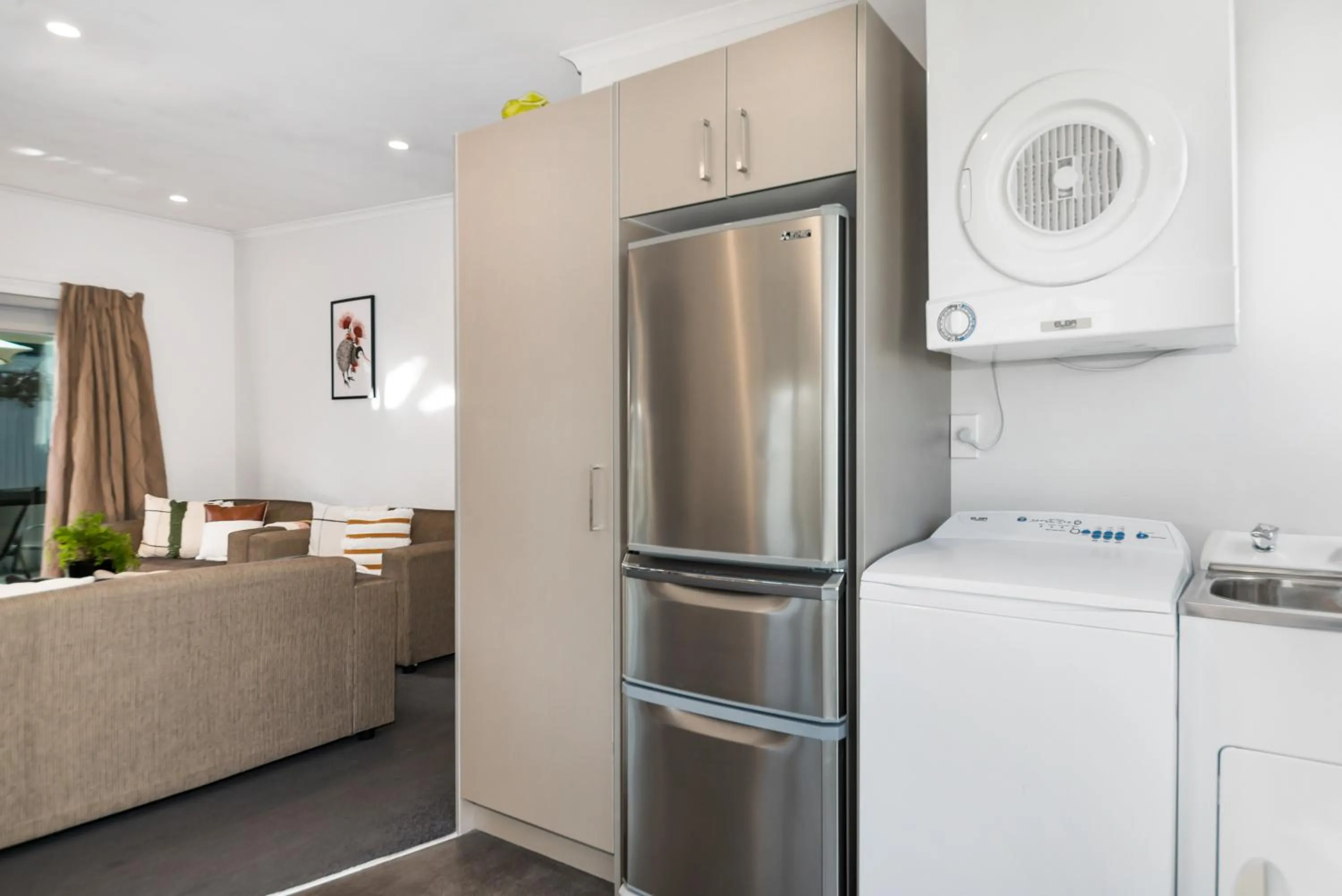 Text overlay in Two Tree Lodge