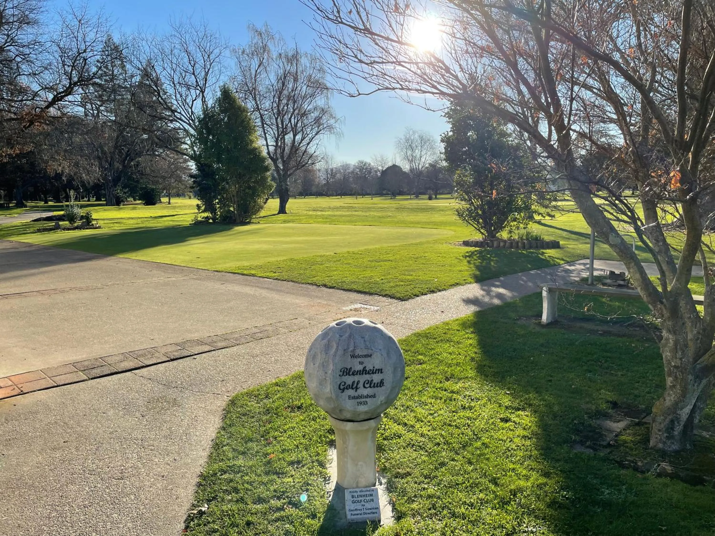 Golfcourse in Two Tree Lodge