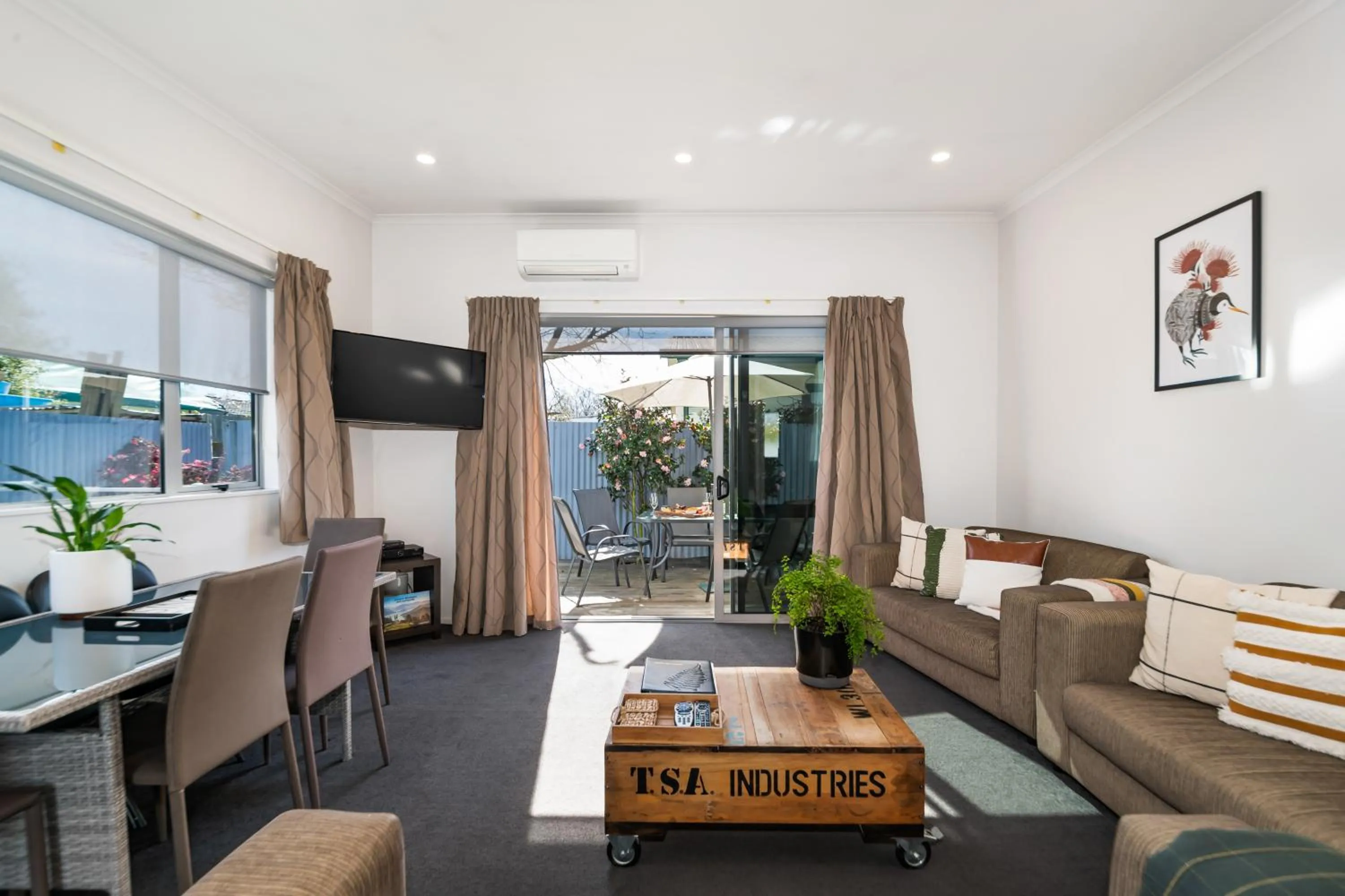 Living room in Two Tree Lodge