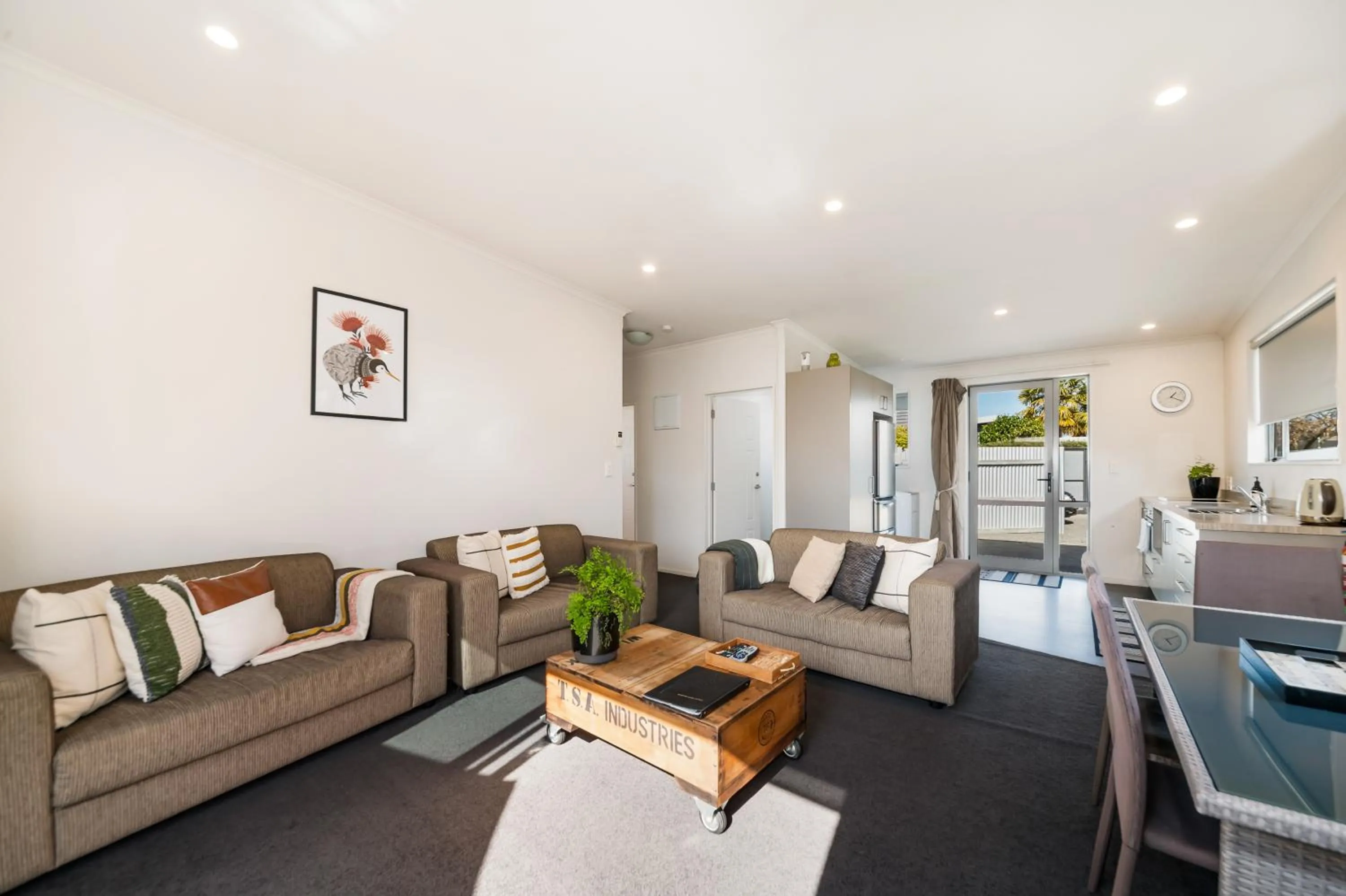 Living room in Two Tree Lodge