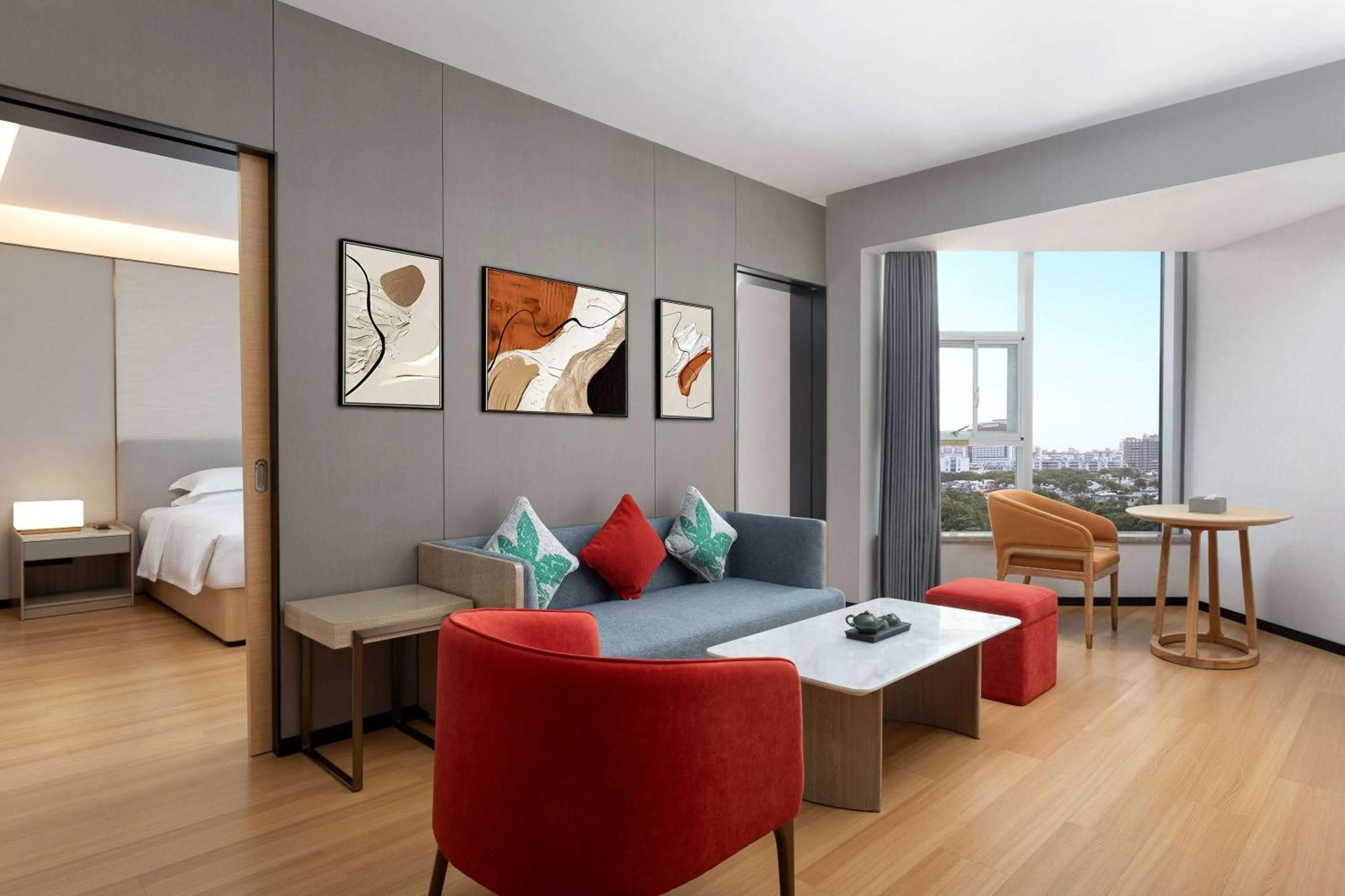 Photo of the whole room in Wyndham Garden Haikou Meilan