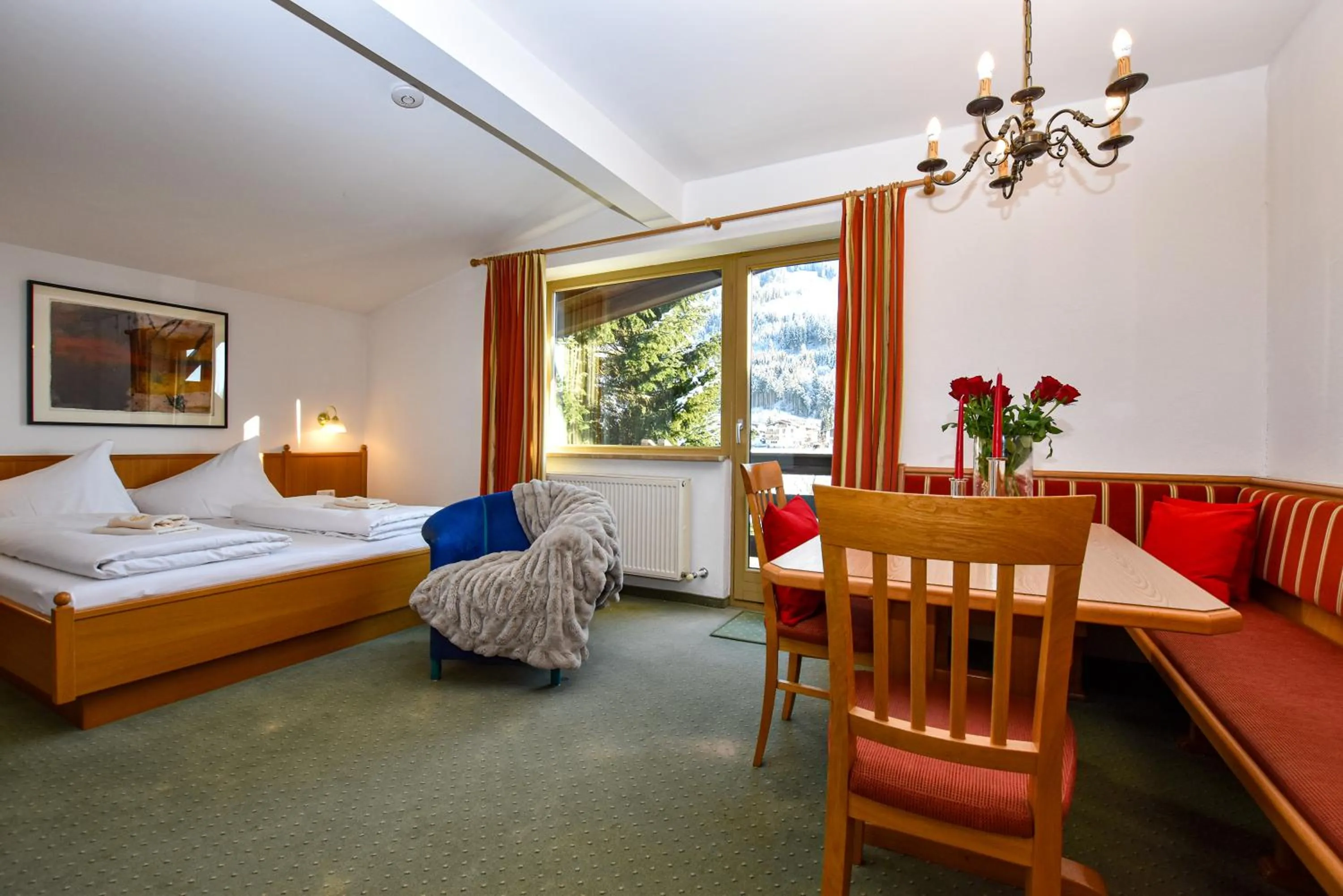 Bed in Hotel-Garni Austria