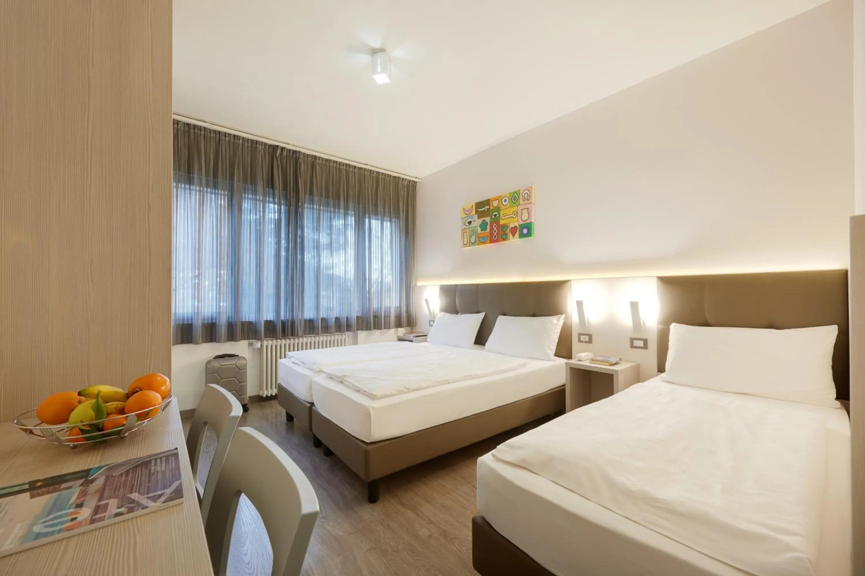 Bed in Hotel Ariston