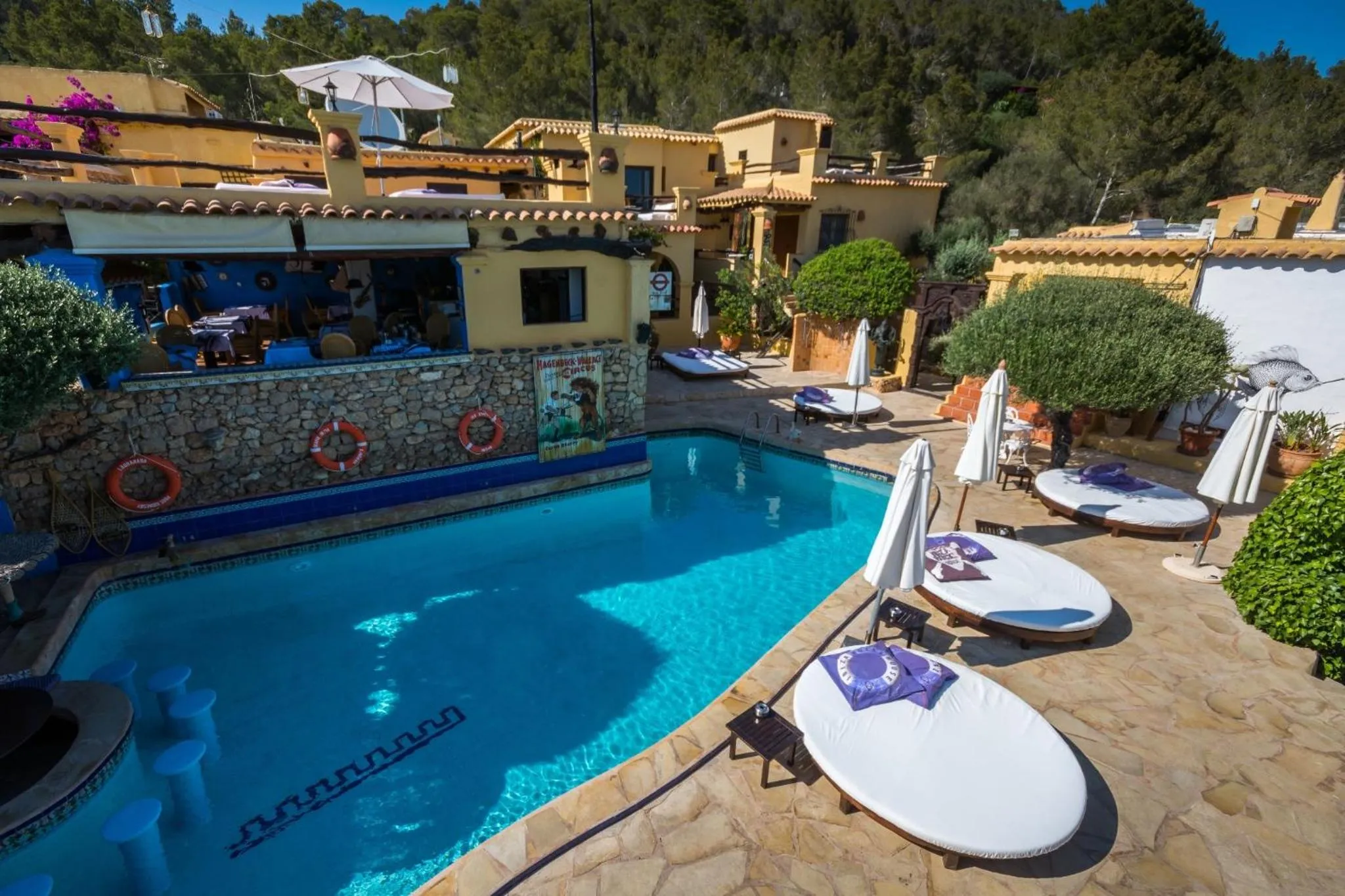 Swimming pool in Pikes Ibiza