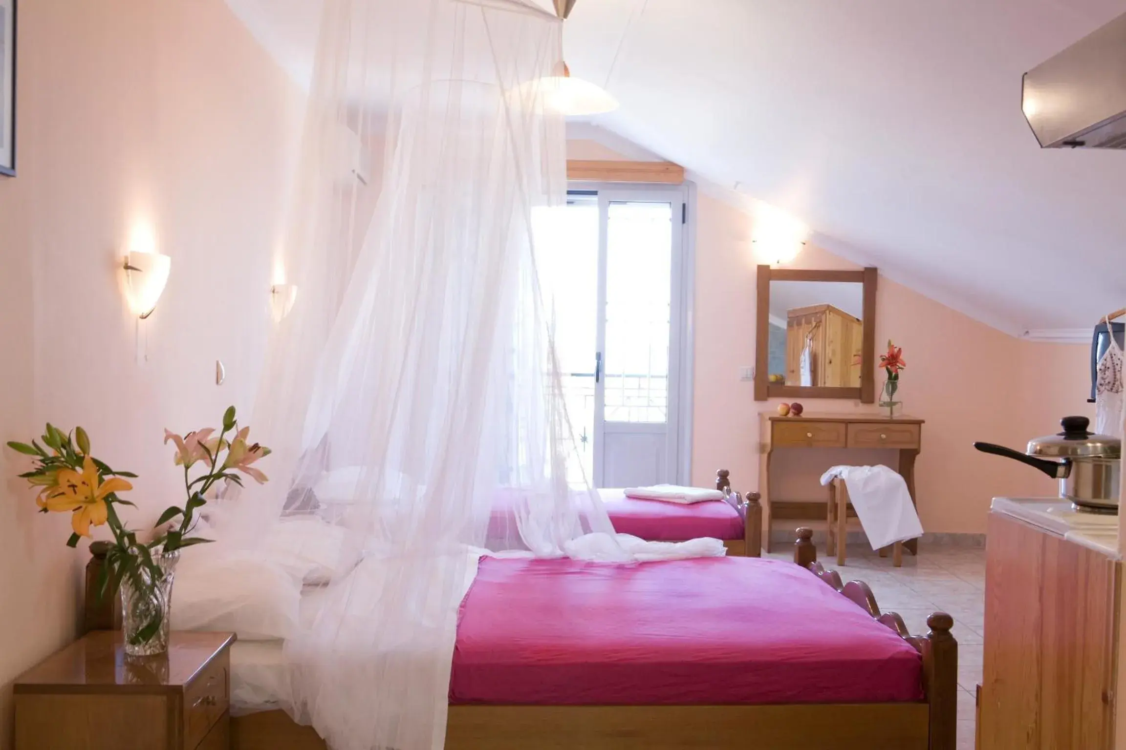 Photo of the whole room, Bed in Pansion Filoxenia Apartments & Studios Photo of the whole room, Bed in Pansion Filoxenia Apartments & Studios