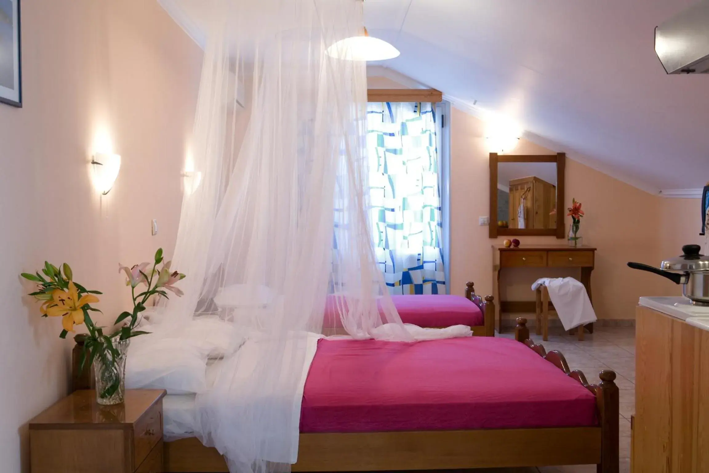 Photo of the whole room, Bed in Pansion Filoxenia Apartments & Studios Photo of the whole room, Bed in Pansion Filoxenia Apartments & Studios