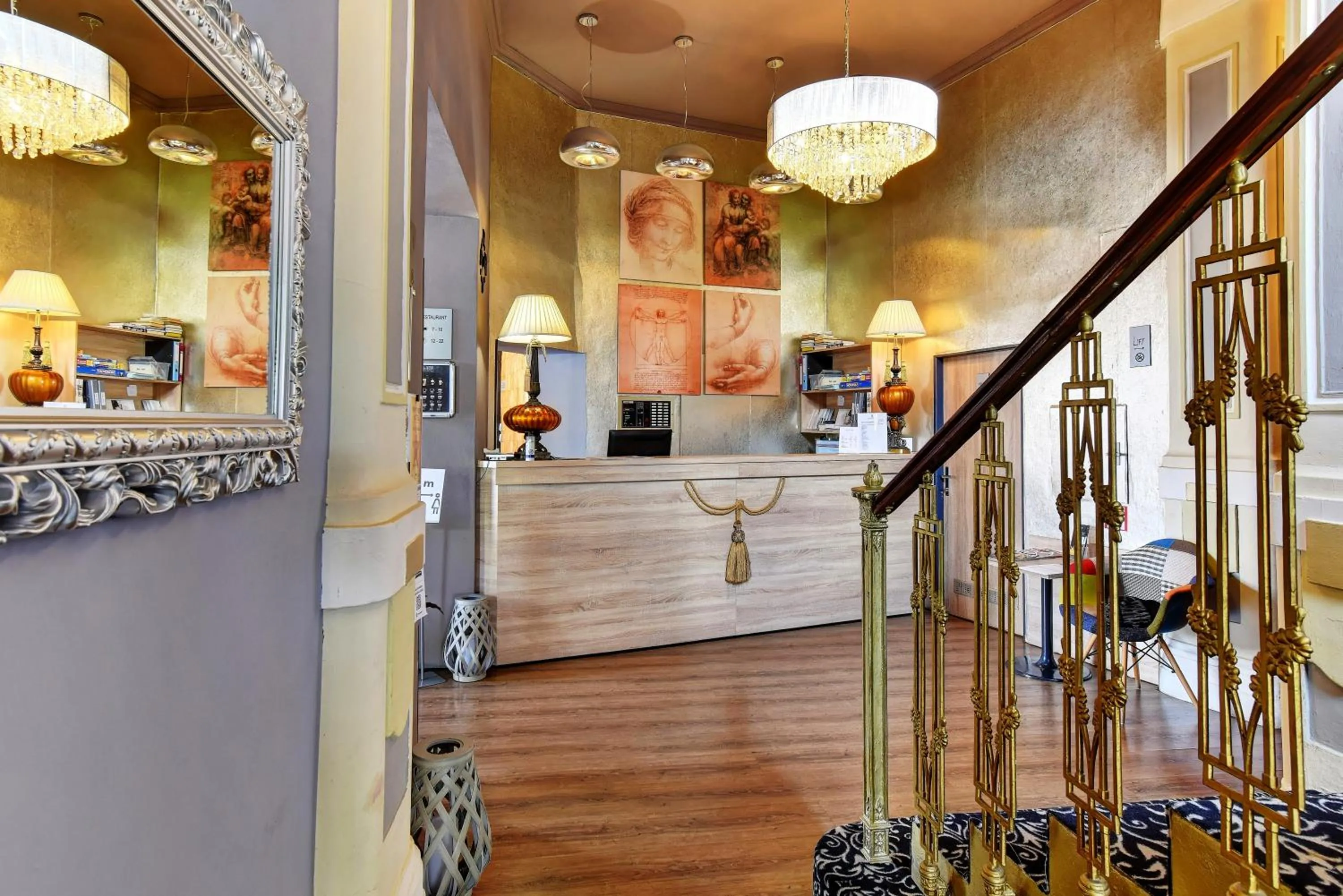 Lobby or reception in Hotel DaVinci