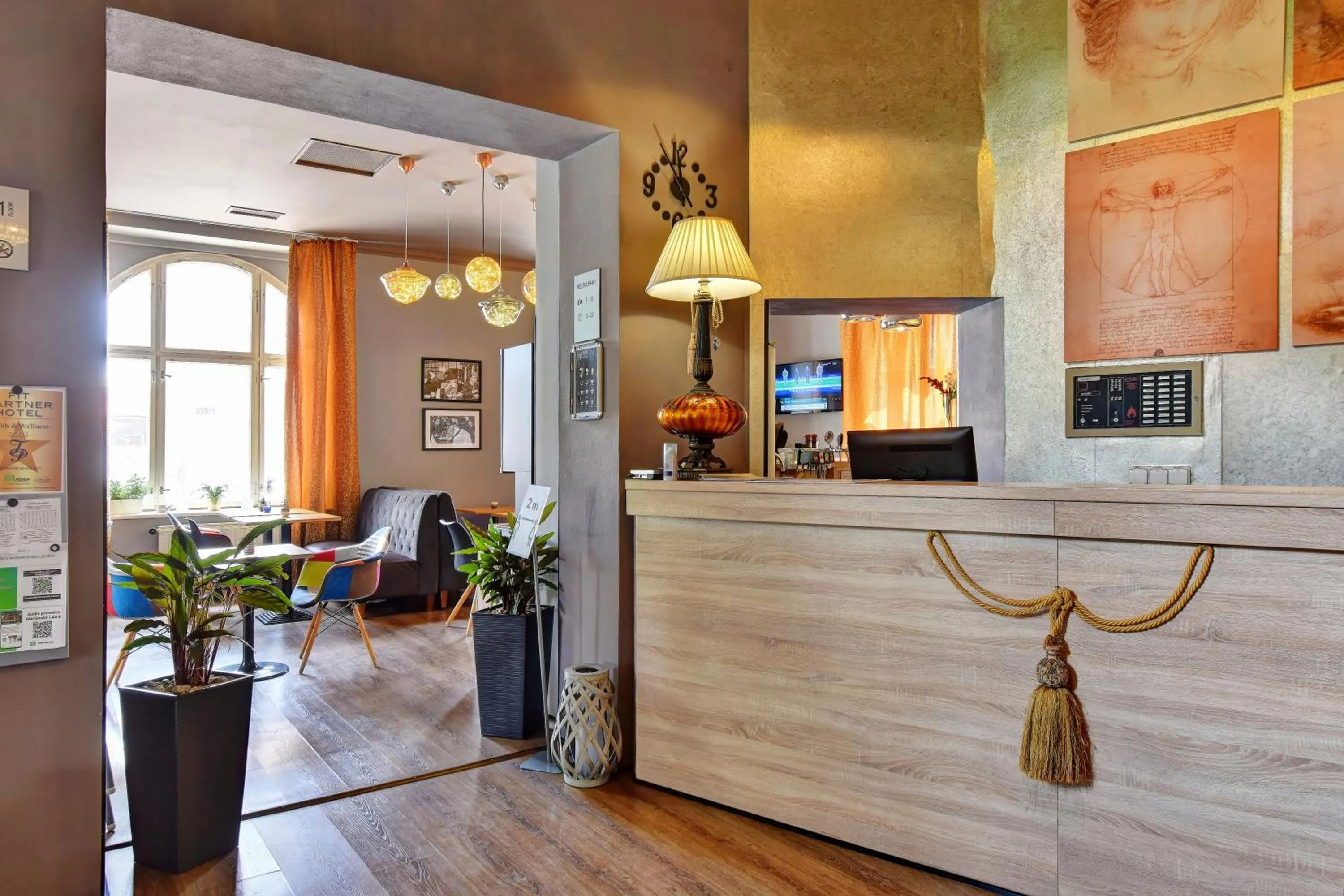 Lobby or reception in Hotel DaVinci