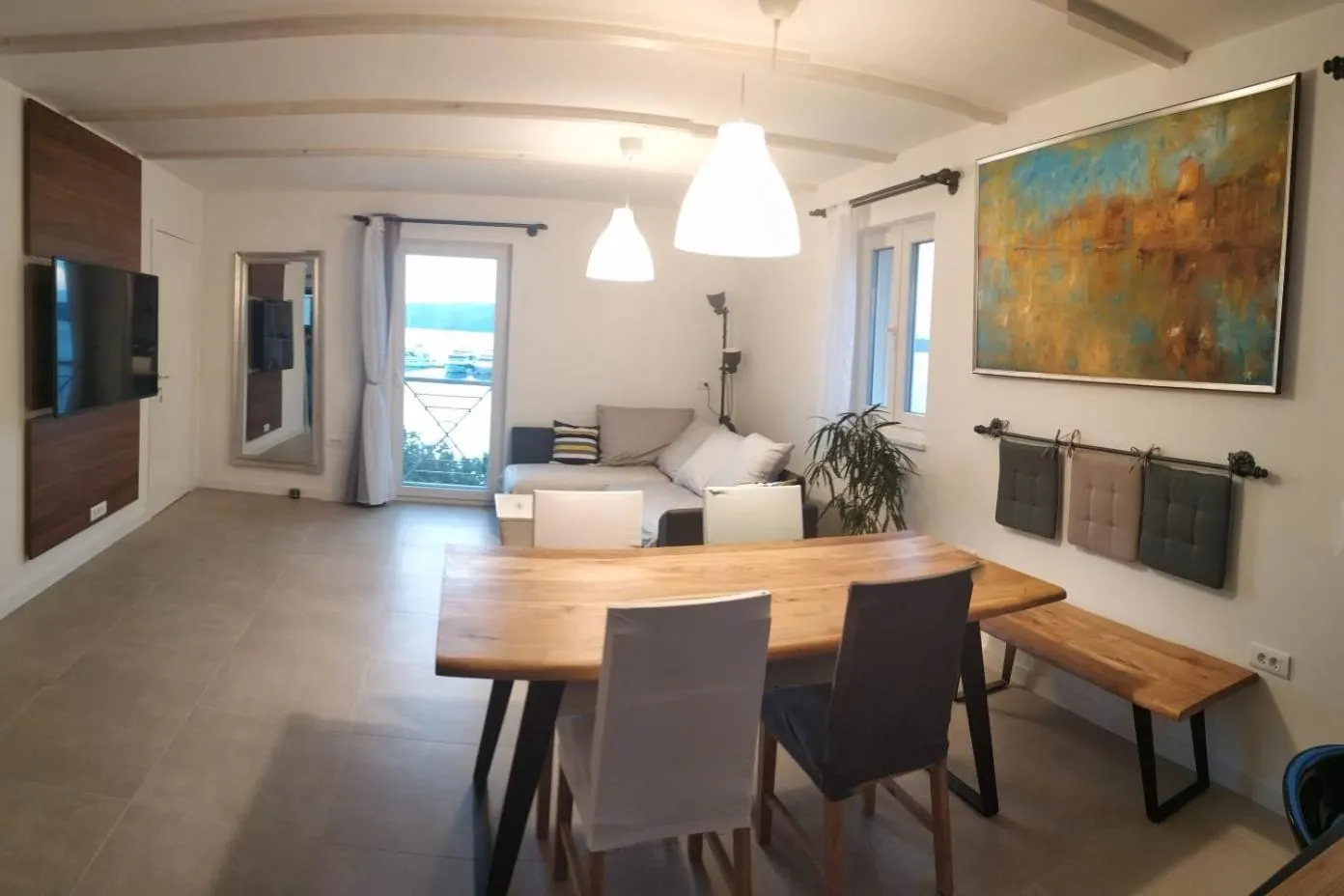 Living room in Apartments Gina